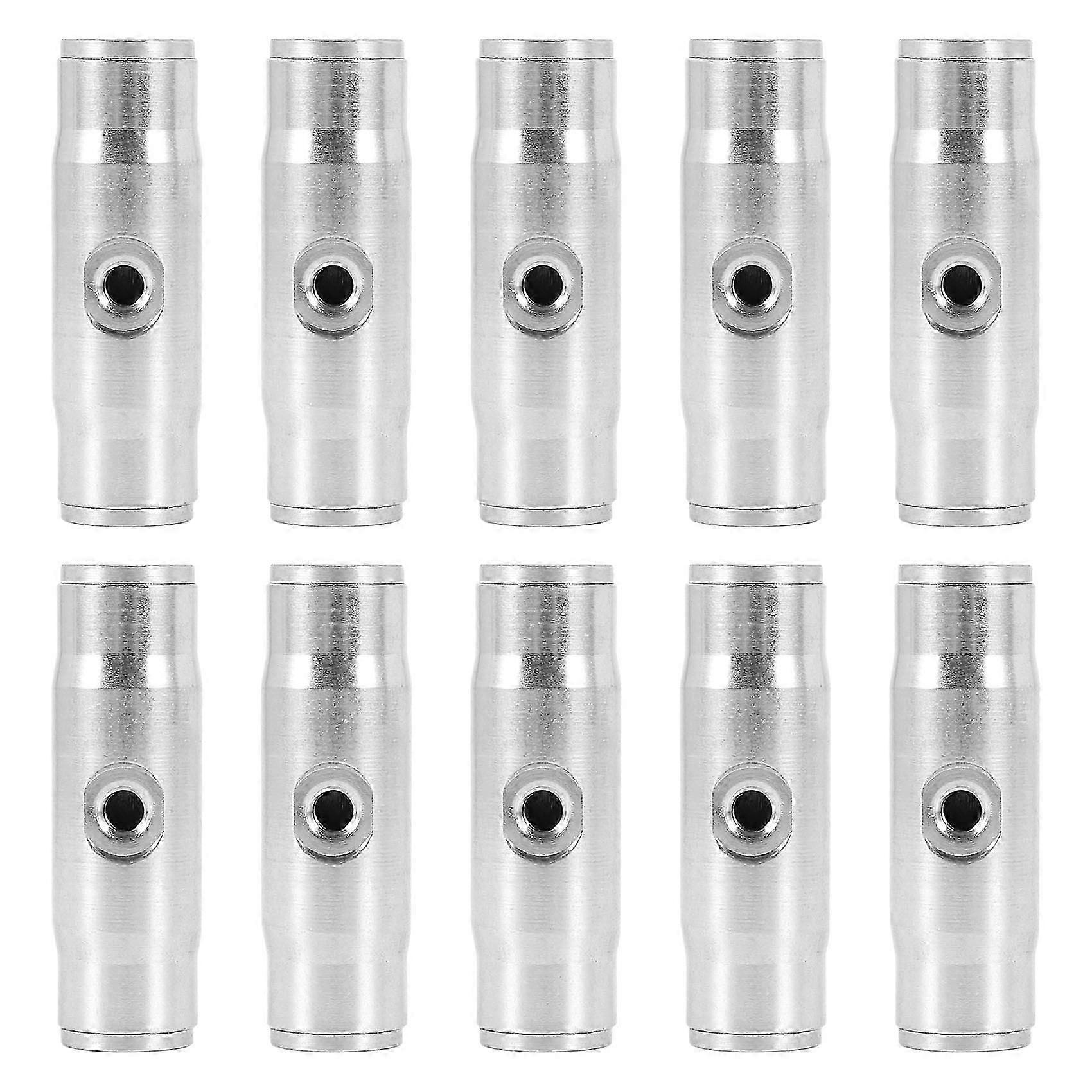 10Pcs 3/8 inch Slip Lok Misting Nozzle Coupling Tees 10/24 UNC