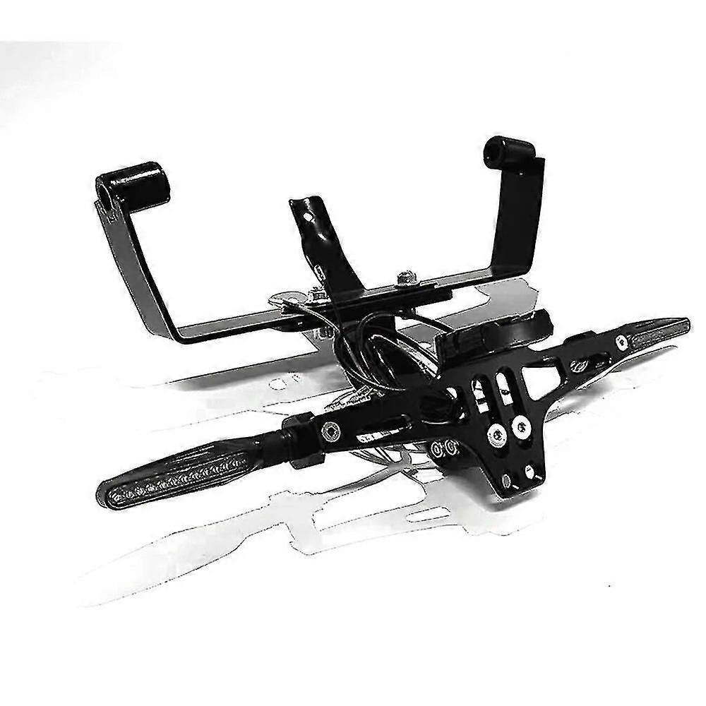 Nummernschild und Blinkerhalter für Italjet Dragster