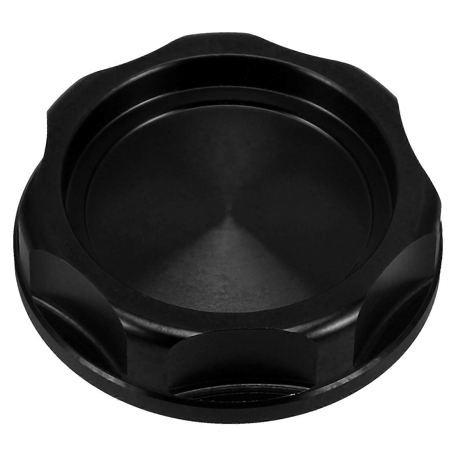 Aluminum Alloy Fuel Tank Cap for Car Black Color Ensures Durability and Secure Seal Fits