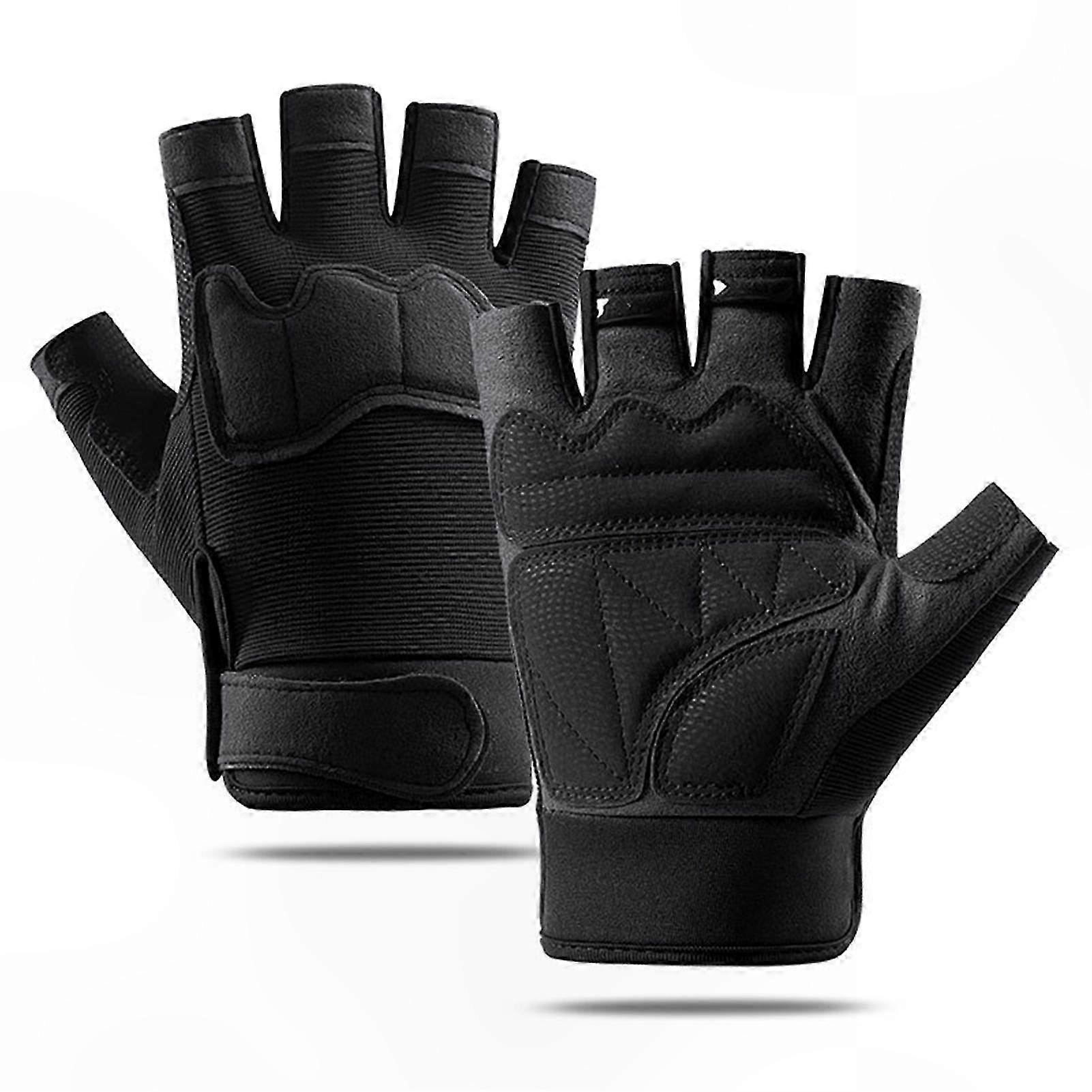 Men's Multi-Function Fitness Gloves for Cycling and Fishing with Sweat-Absorbing Technology