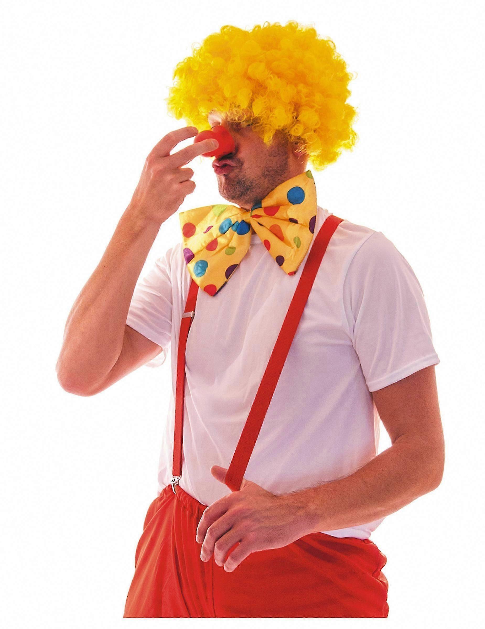 Red suspenders for adults