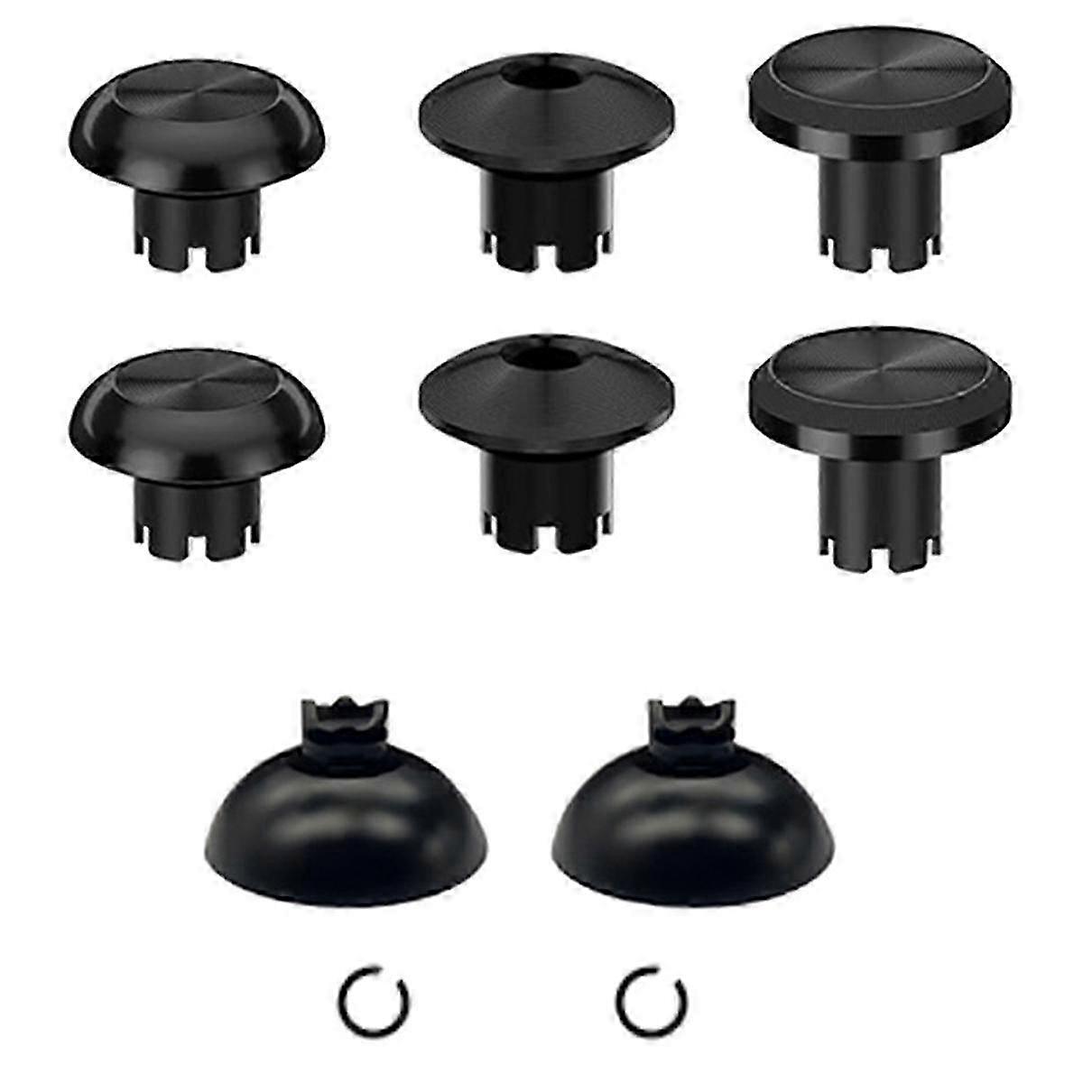Improved Thumbsticks for SWITCH PRO & EDGE Controller - Black Analog Stick Joystick Thumbstick Replacement