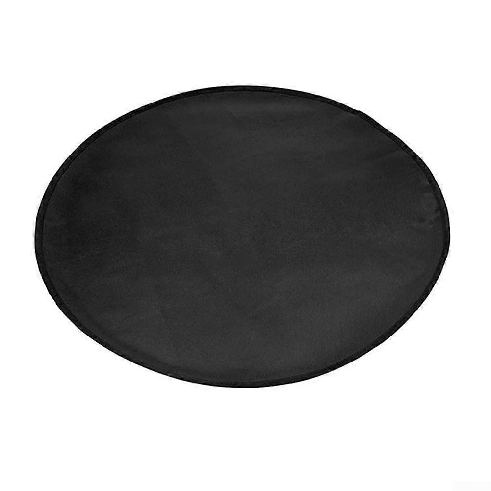 Insulated Fireproof Mat Outdoor Grilling Black 30Inch, BBQ HeatResistant Surface Protector