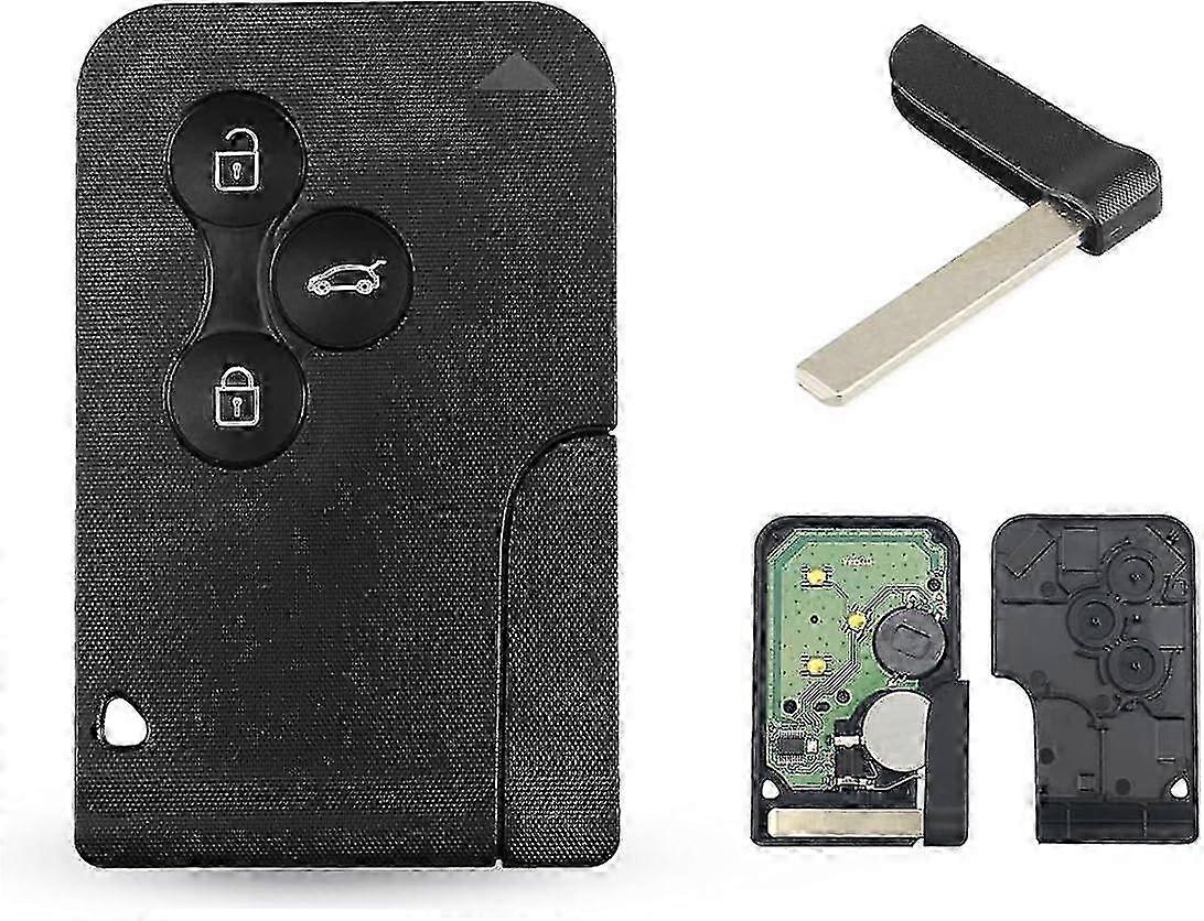 3 Tasten Key Shell Fernbedienung für Renault Megane 2 Scenic 2 Clio 3 433MHz PCF7947