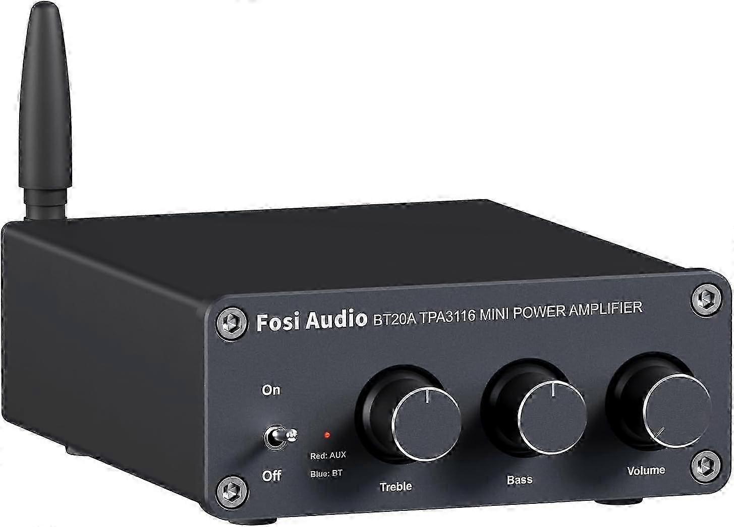 2025 BT20A Bluetooth Stereo Amplifier for Home Audio Systems, Two-Channel