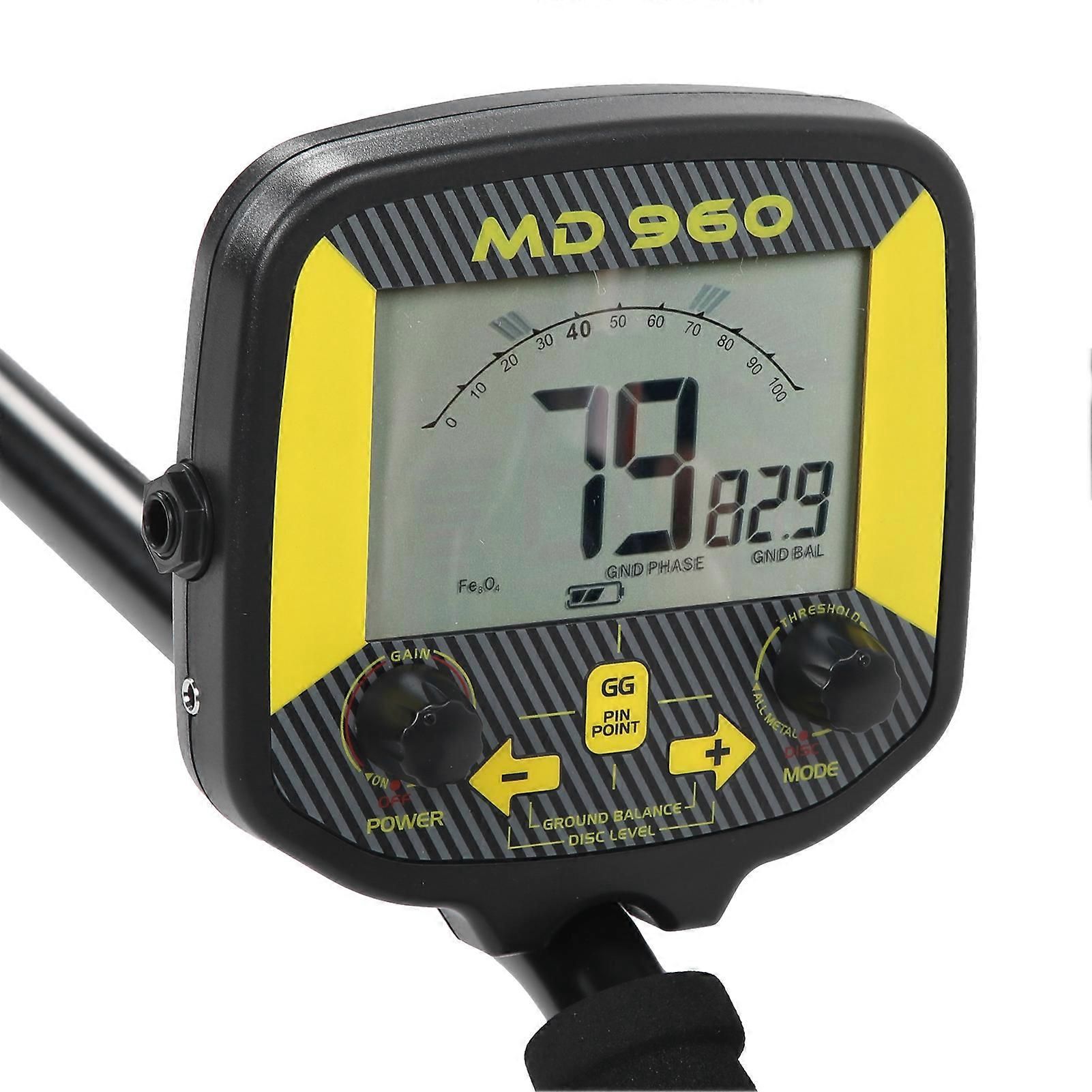 MD960 13in Waterproof Underground Metal Detector Large Plate