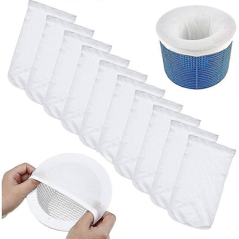 Filter Basket Skimmer Pool Filter Basket Skimmer 10pcs Filter Socks for Pool