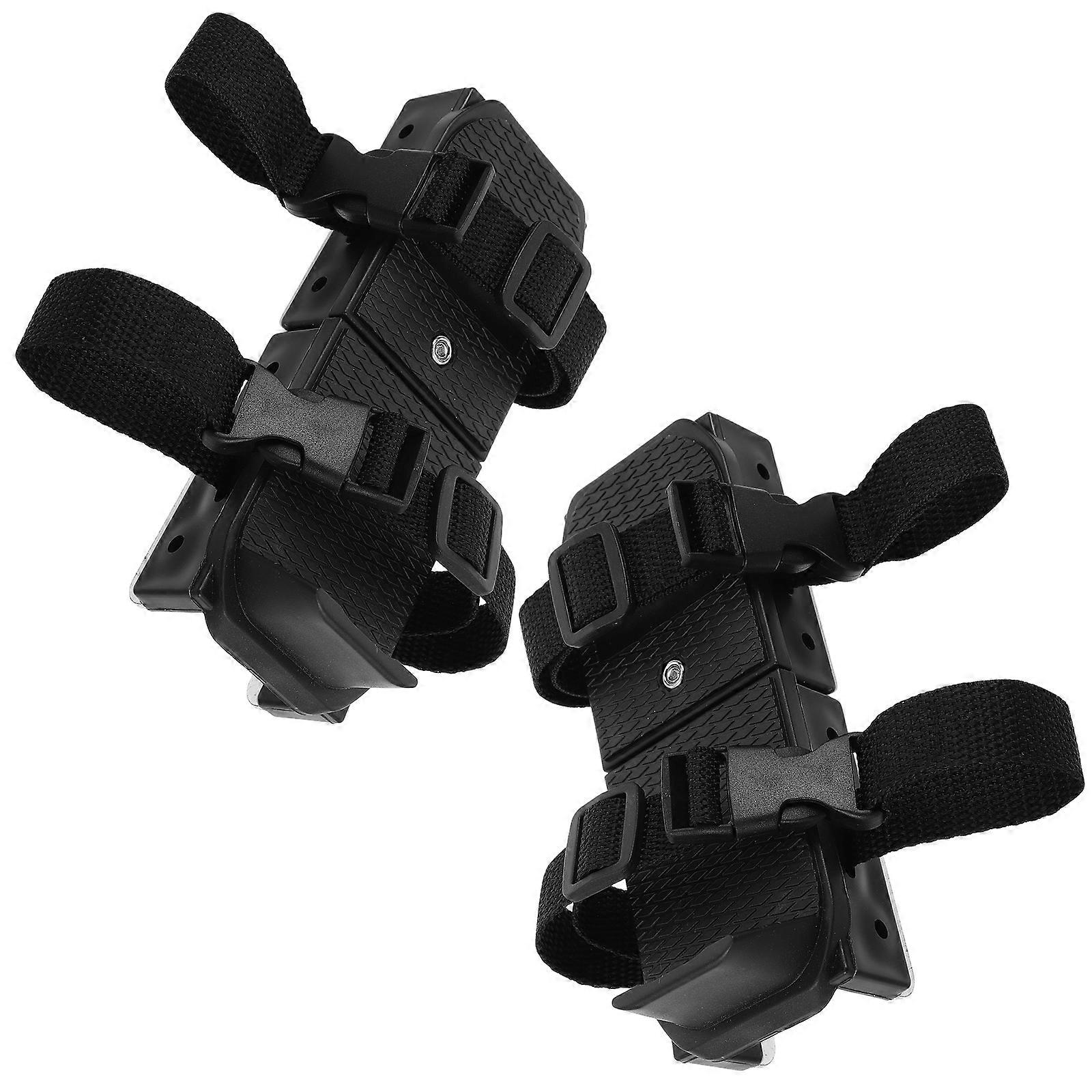 Toddler Ice Skates Children Ice Skate for Skating 1Pair Black with Fastener Straps