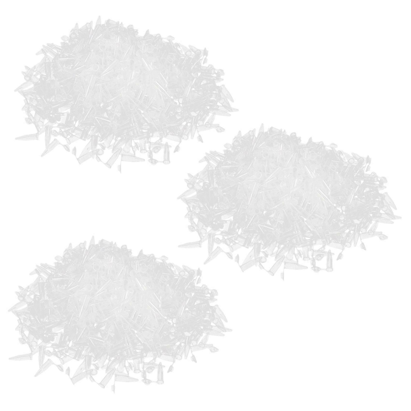 1500 Pcs Laboratory Clear White Mark Printed Plastic Centrifuge Tube 1.5Ml