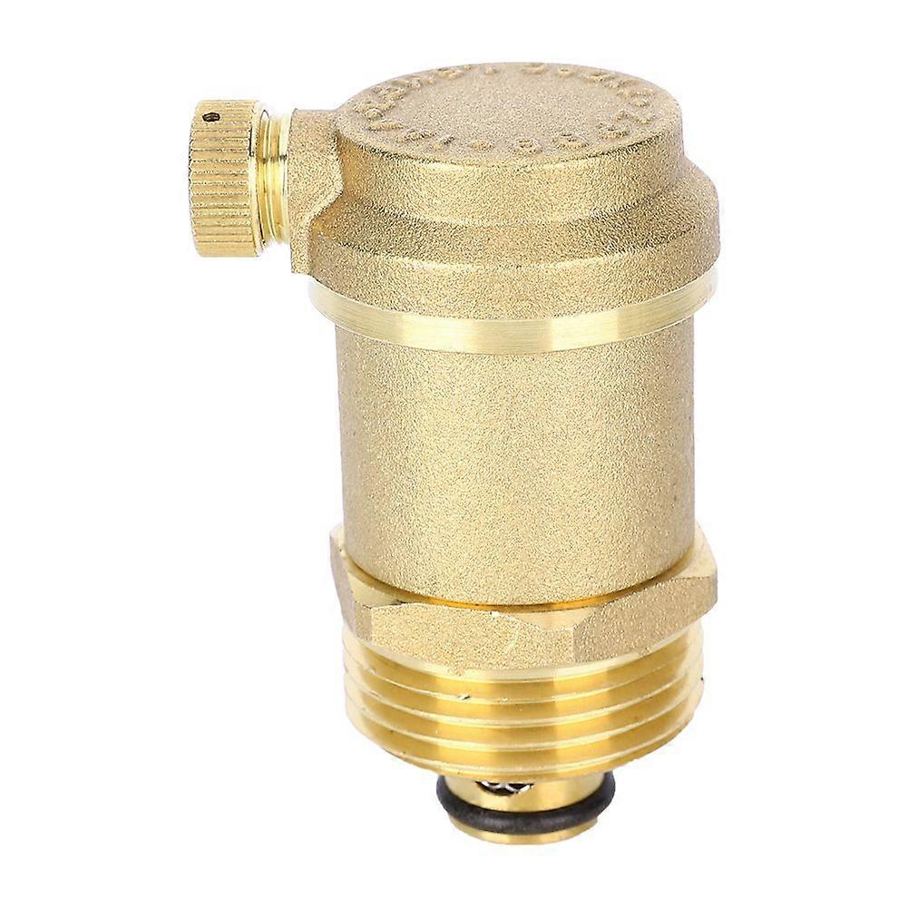 Automatic Air Conditioning Vent Valve Needle Type Brass Threaded Exhaust Valve5/4in