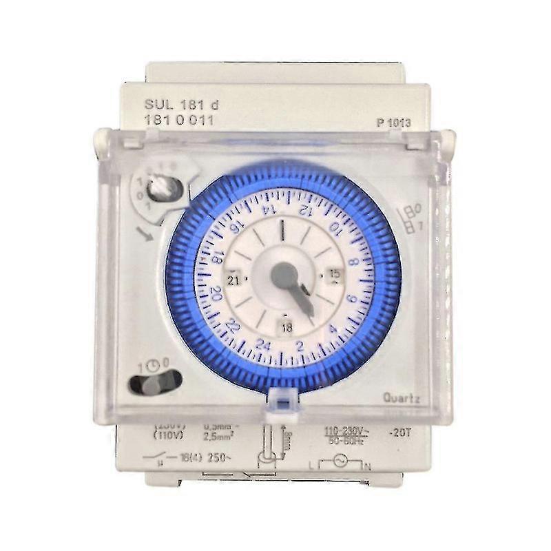 Analog Mechanical Timer Switch 110v220v 24 Hours Daily Programmable 15min Setting Time Switch Rela