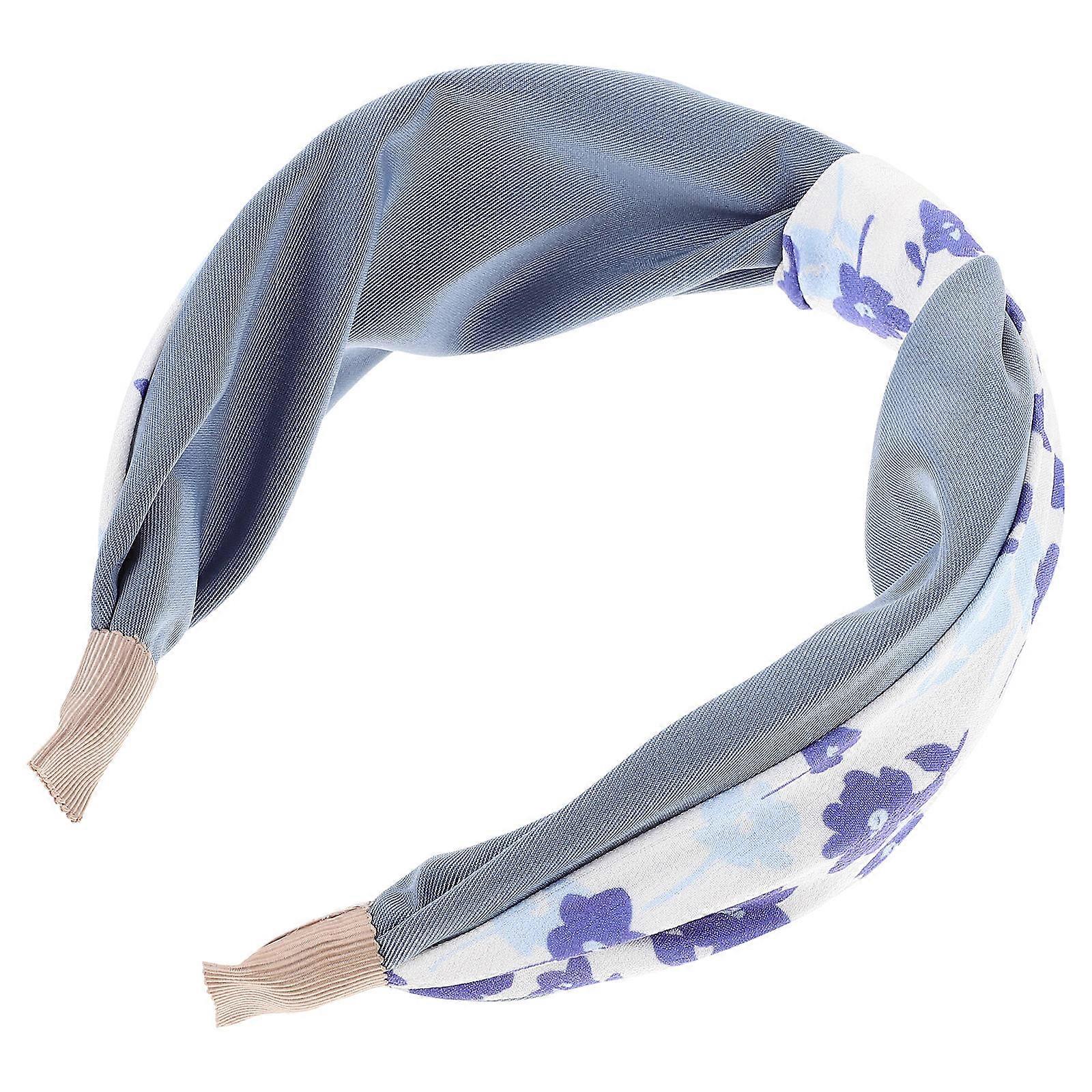 Blue Knotted Headband for Women Decorative Headband for Decor 3Pcs Set
