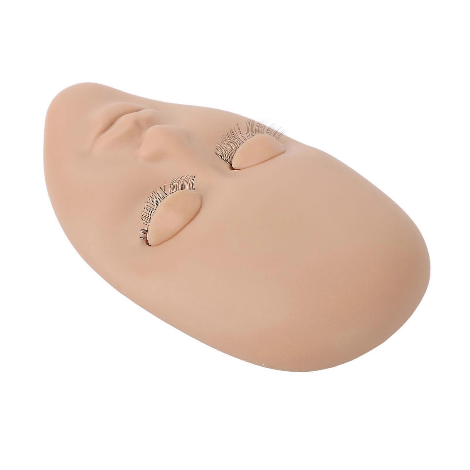 Lash Mannequin Head 16x10.4cm Light Brown for Eyelash Practice
