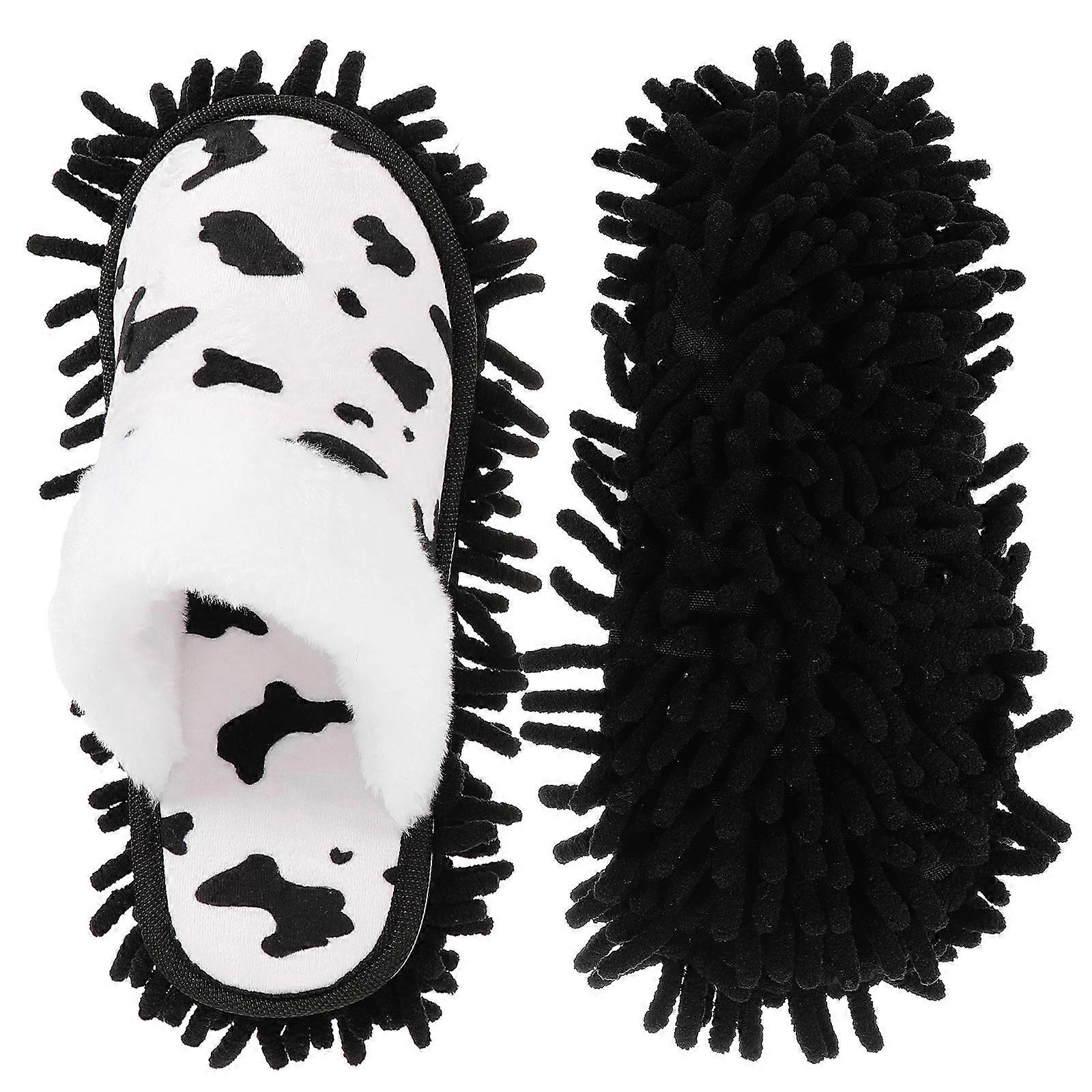 Dust Sweeping Shoes For Homeowners 26X11Cm Assorted Color Mopping 1 Pair
