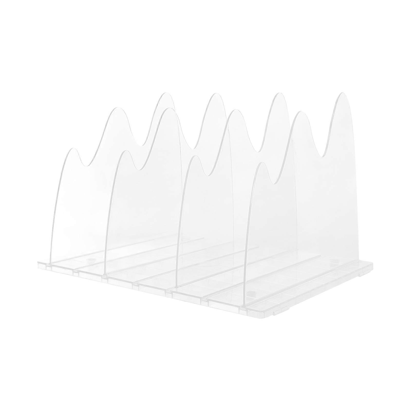 Plastic Shelf Divider for Storage Purse Storage Organizer Transparent