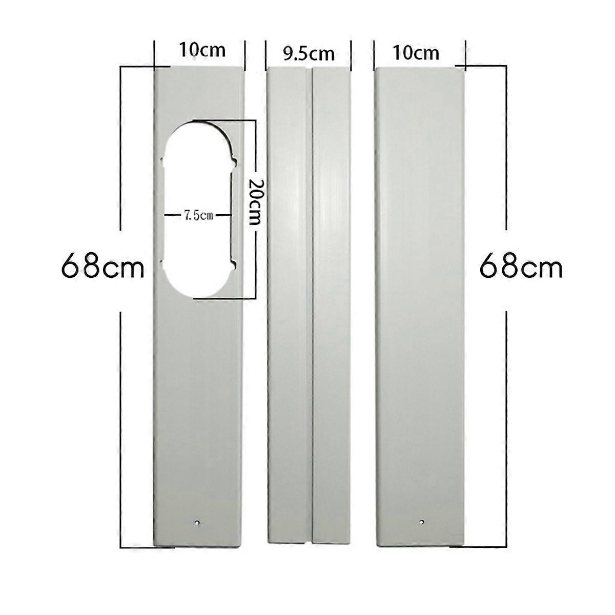3PCS Adjustable Window Kit Plate for Air Conditioner Parts-68CM