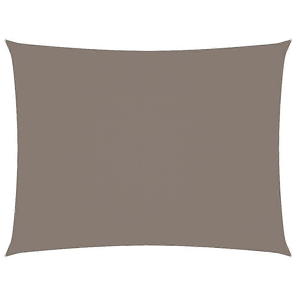 Sunshade Sail Oxford Fabric Rectangular 6x8 M Taupe
