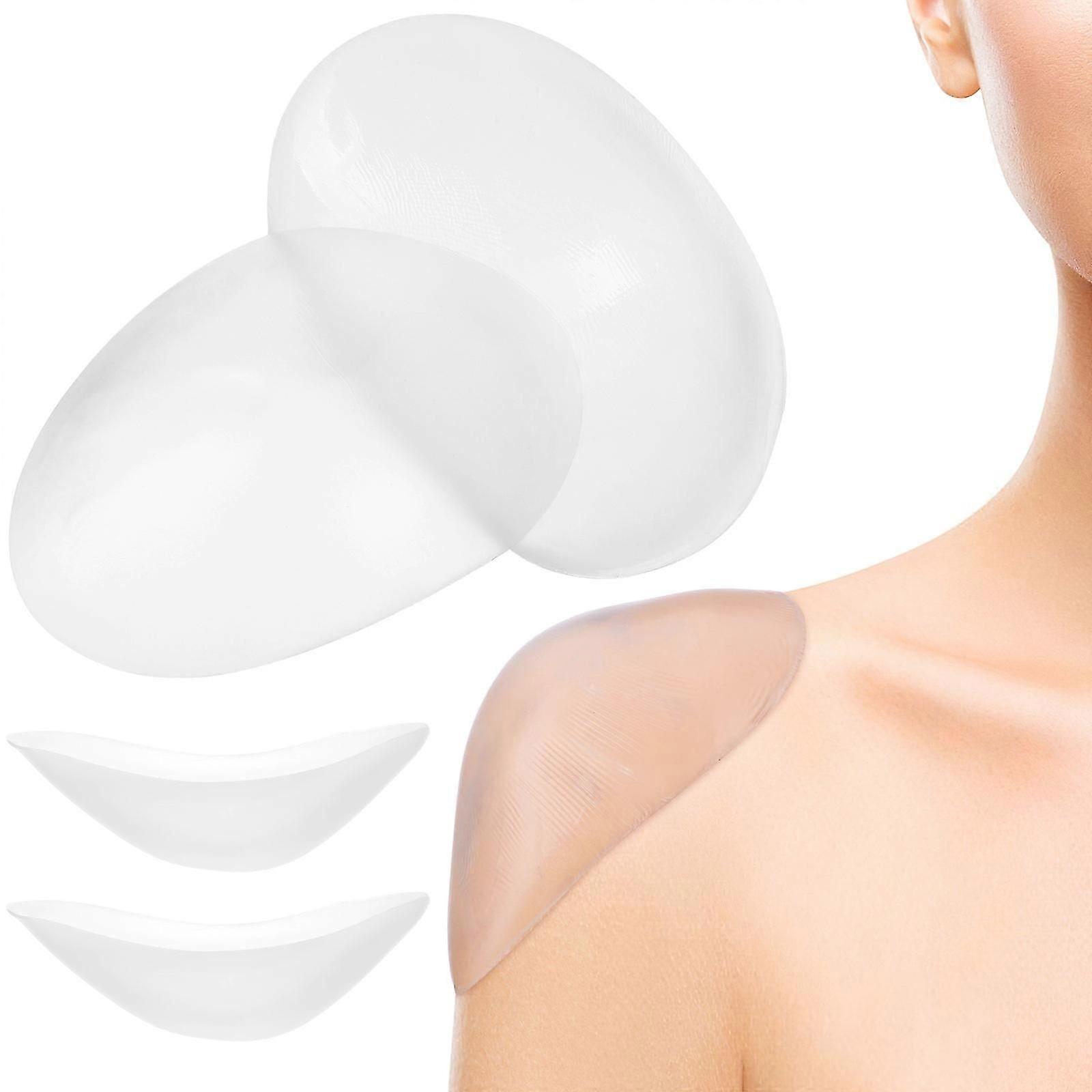 Gebogen Schoudervullingen Siliconen Antislip Dames Ondergoed Accessoires 2paren