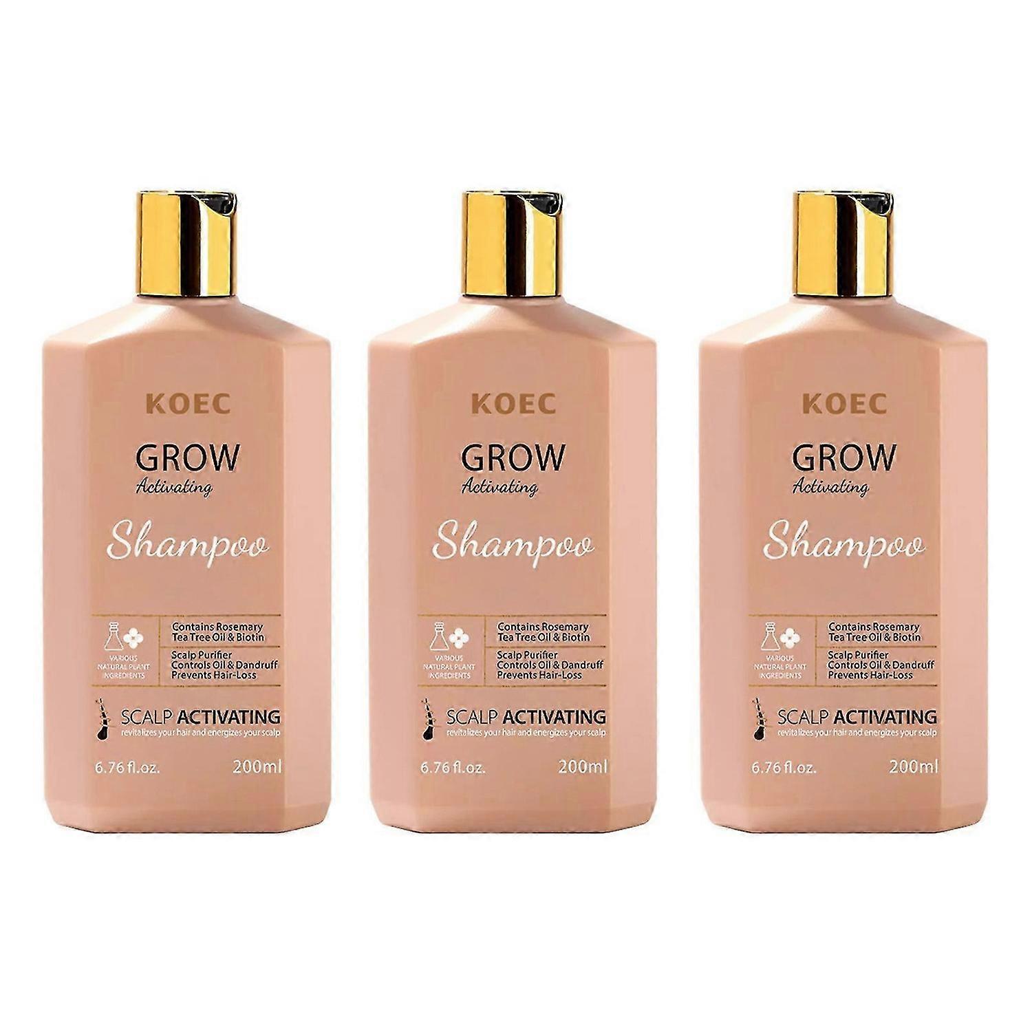 200ml Grow Activating Shampoo Scalp Care Oil Control Fragrance Growth Promoting Shampoo