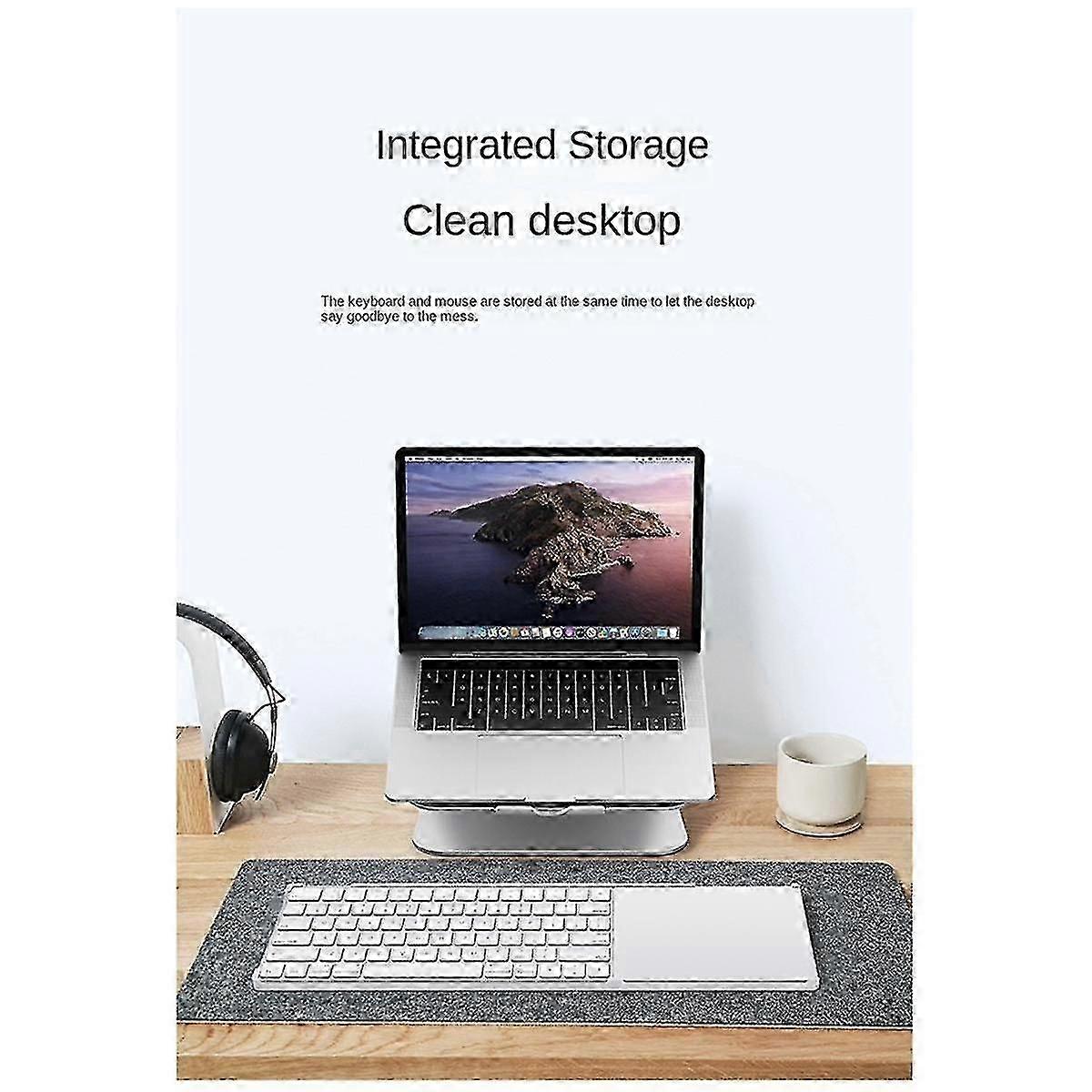 Cadre de plateau de support 2-en-1 compatible avec le clavier Touch ID Trackpad A1644 2449 A1535 Base Stand Box