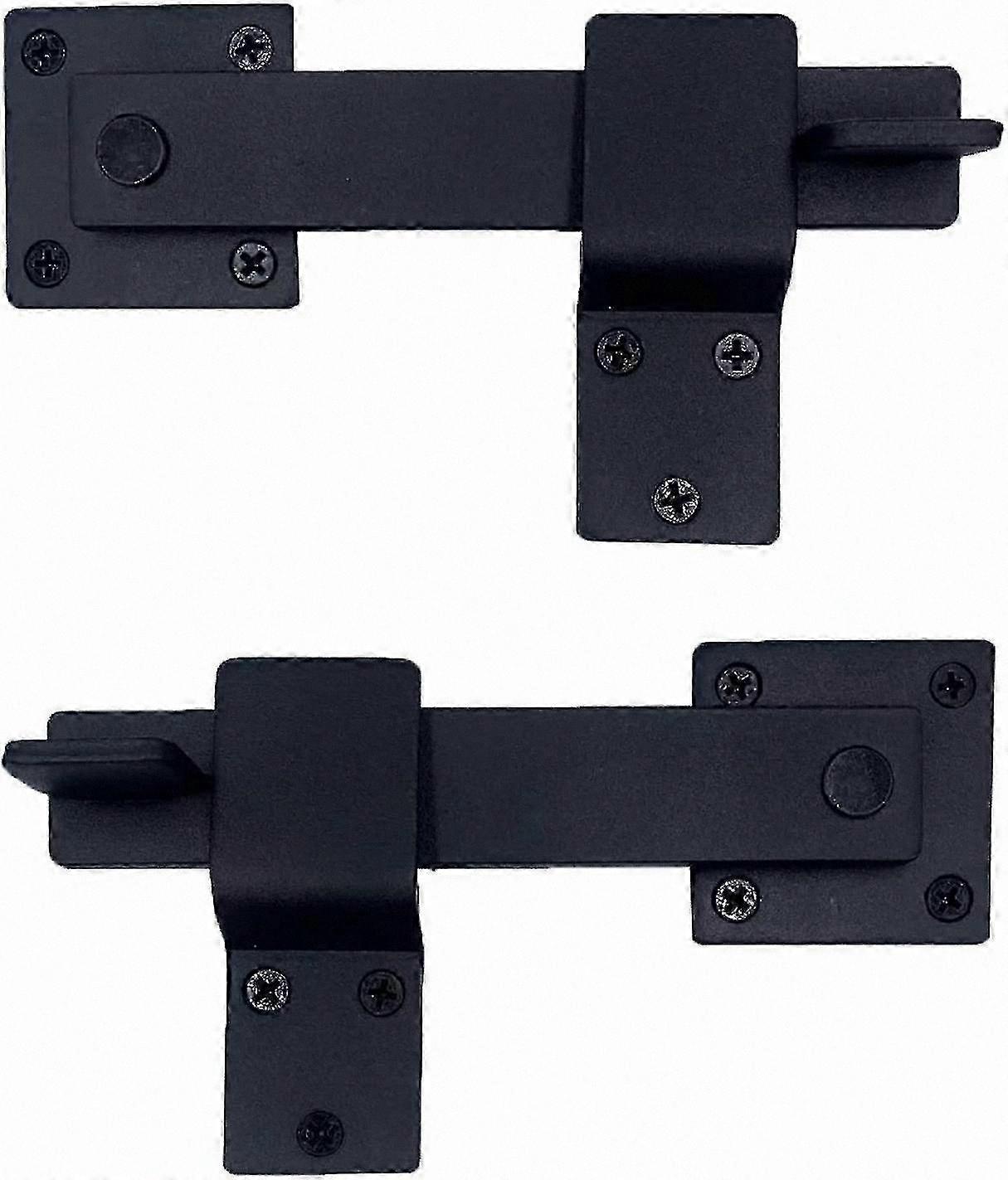 Durable Wrought Iron Flip Latch Lock for Barn Doors and Fences - Heavy Duty Security Hardware
