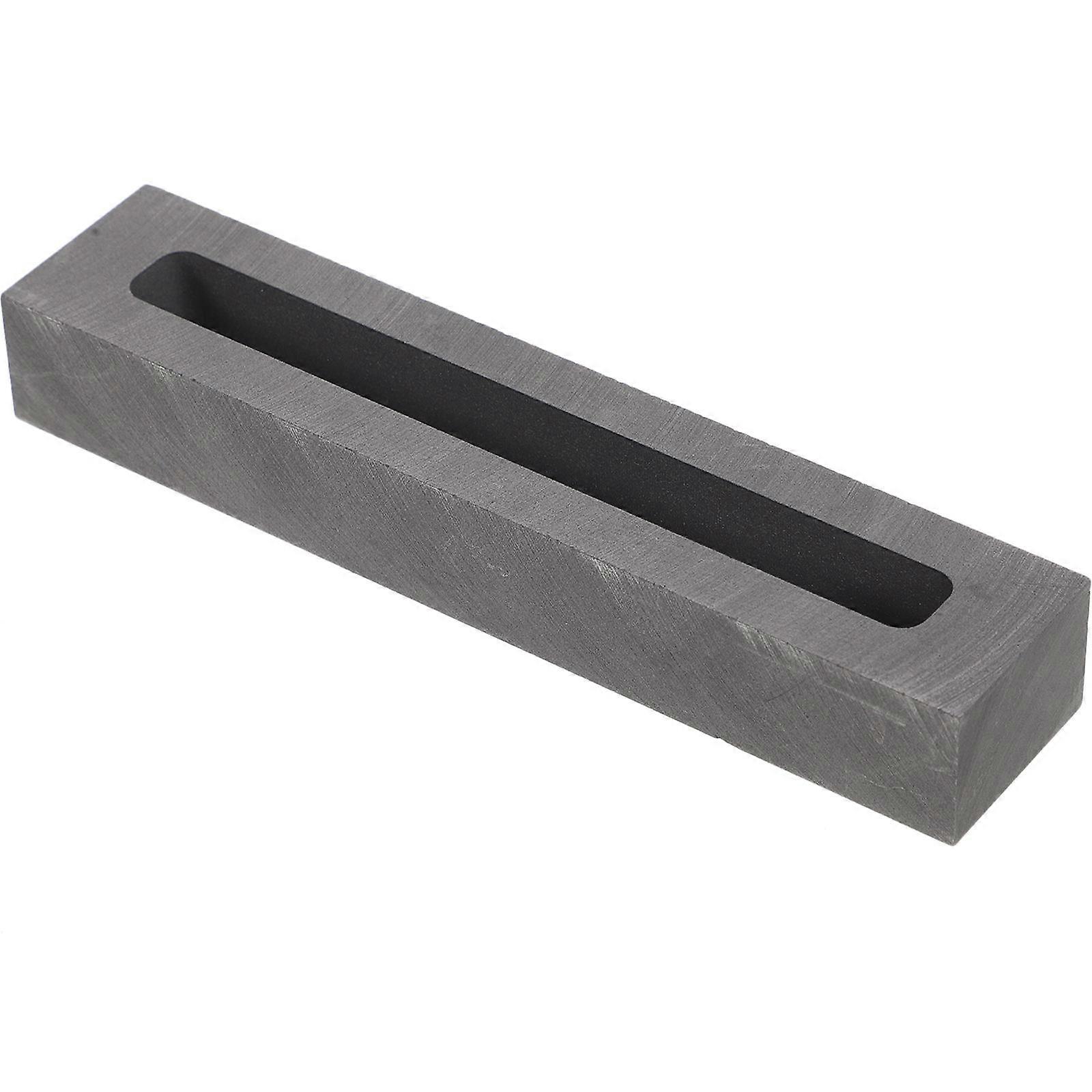 Ingot Mold Graphite for Melting Gold Silver 4Pcs Strip Shape Casting