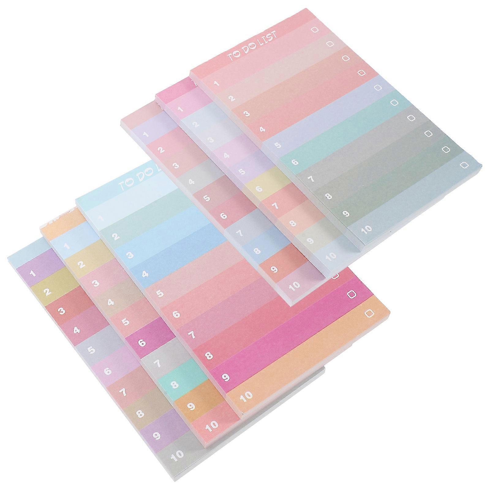 Note Sticker Memo Pad for Office Use 12Pcs Self-Adhesive Student Notepads