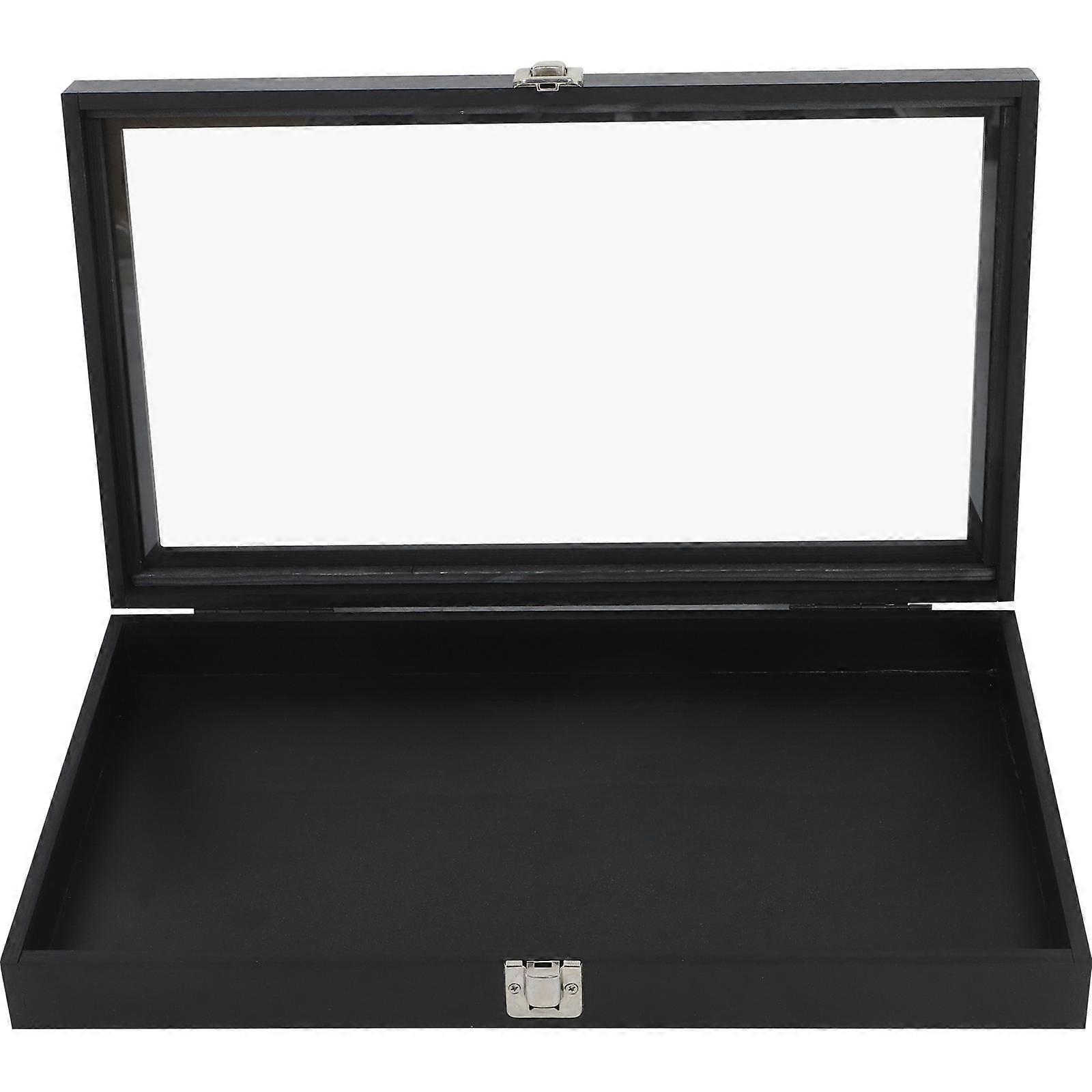 Butterfly Specimen Display Case Wooden Box for Storage 3Pcs with Lock