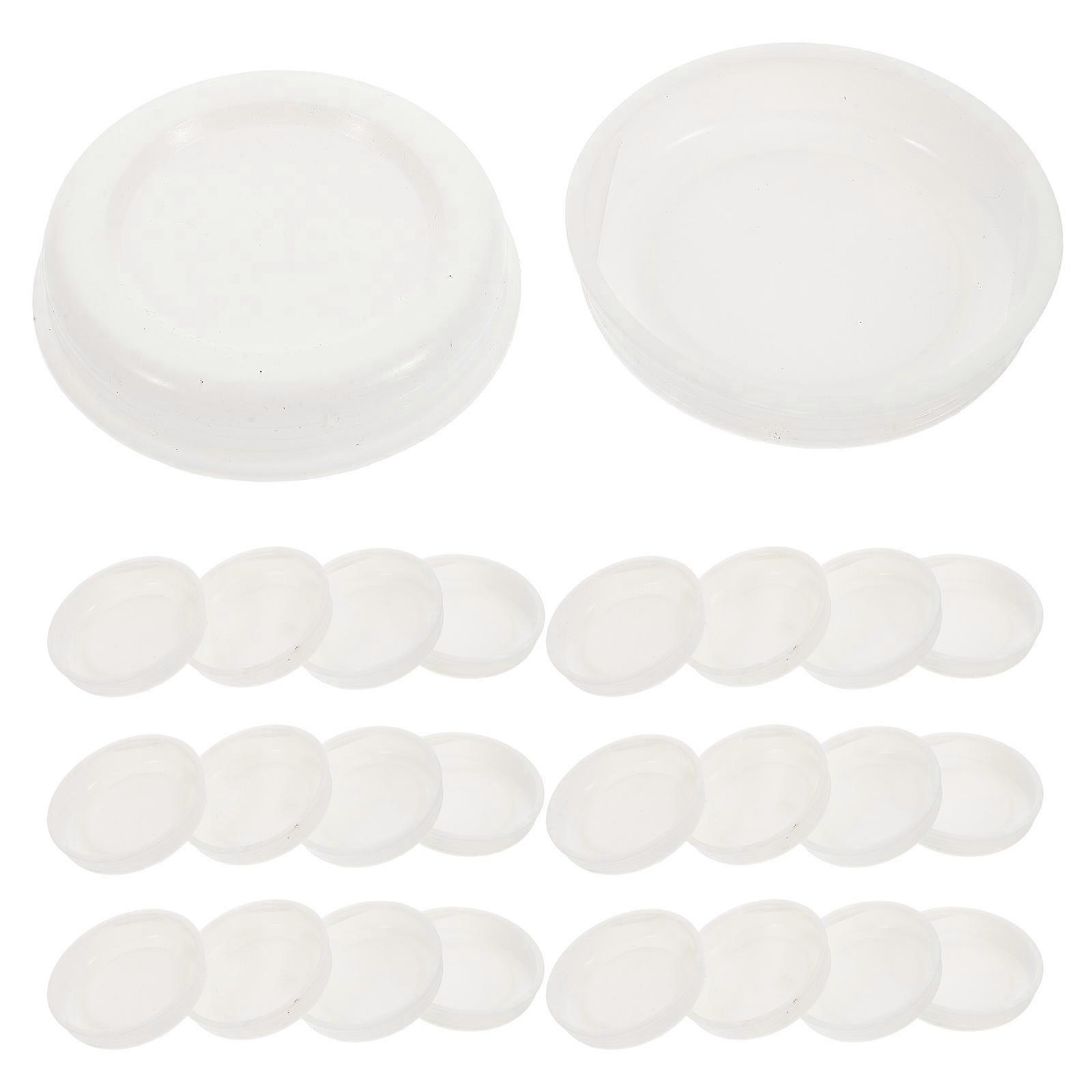 Poster Tubes Plastic Tubes for Crafts with White Caps 90Pcs