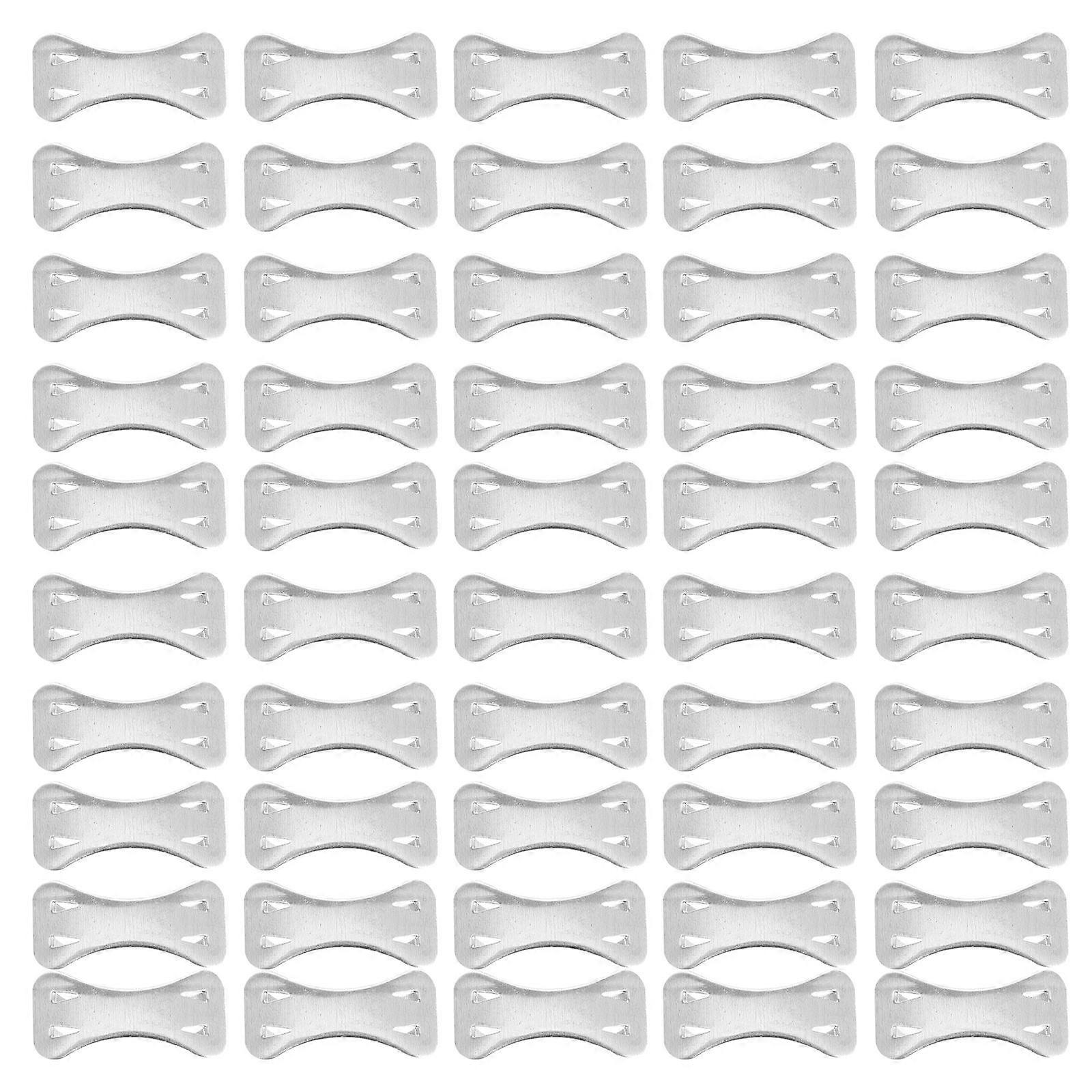 Metal Clasps For Bandages 100Pcs Silver Color Durable Clips For Home Users Ensuring Firm Support And Compression