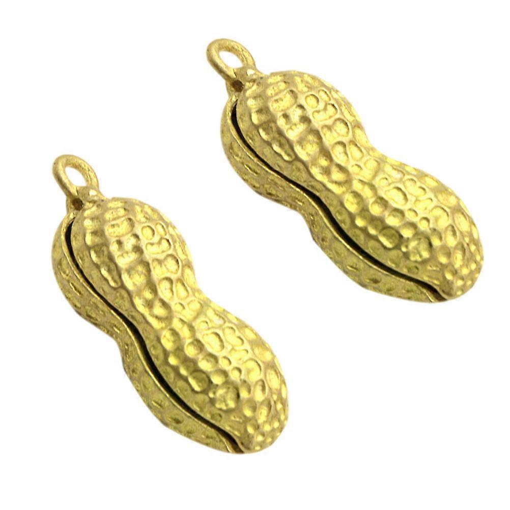Keychain Pendants 4Pcs Peanut Shape Hanging Decor For Home Decor Retro Style Unique Design Durable