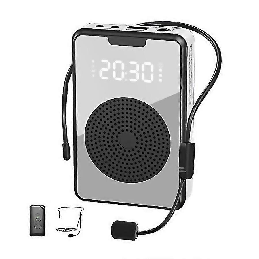 For New Zxlh3 Portable Teaching Microphone Amplifier With Time Display Spec Wireless Version H3 Wire