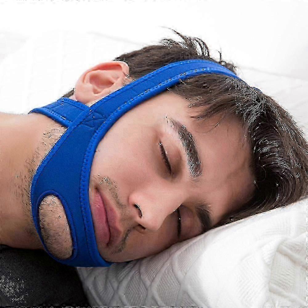 Adjustable Anti-snore Chin Strap Belt Sleeping Stop Snoring Strap - HE 2025