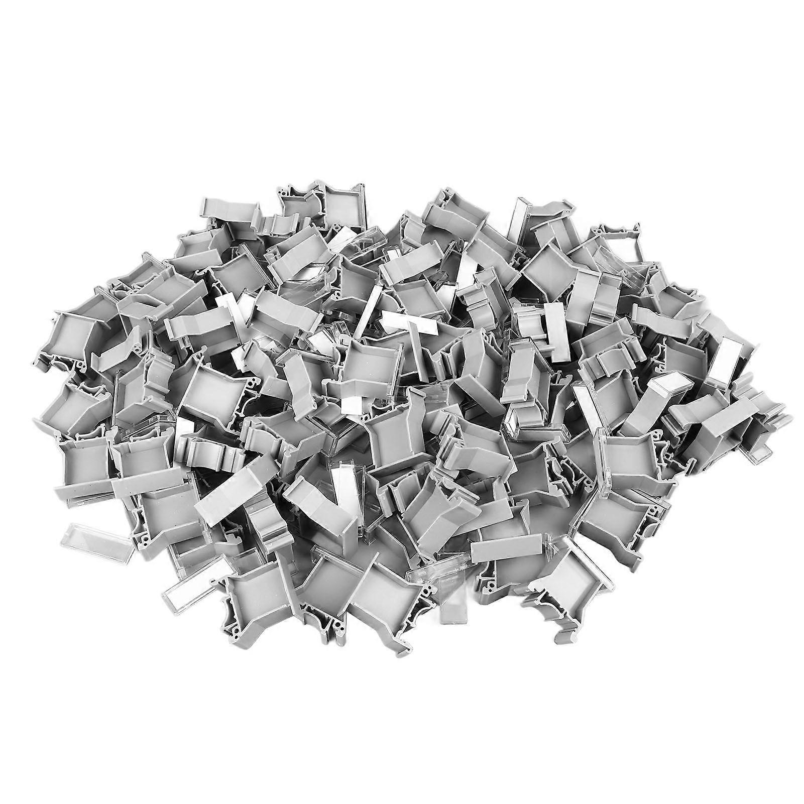 High quality  100pcsUK-B2 Marking Block Guide Rail Terminal Block Marking Block