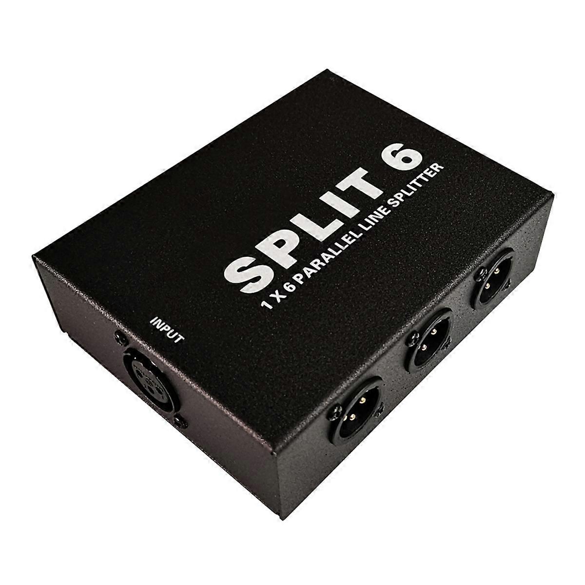 Passive XLR-Schnittstelle: 1 In 6 Out Signalverteiler oder 6 In 1 Out Mixer Signalverteiler Stage Con