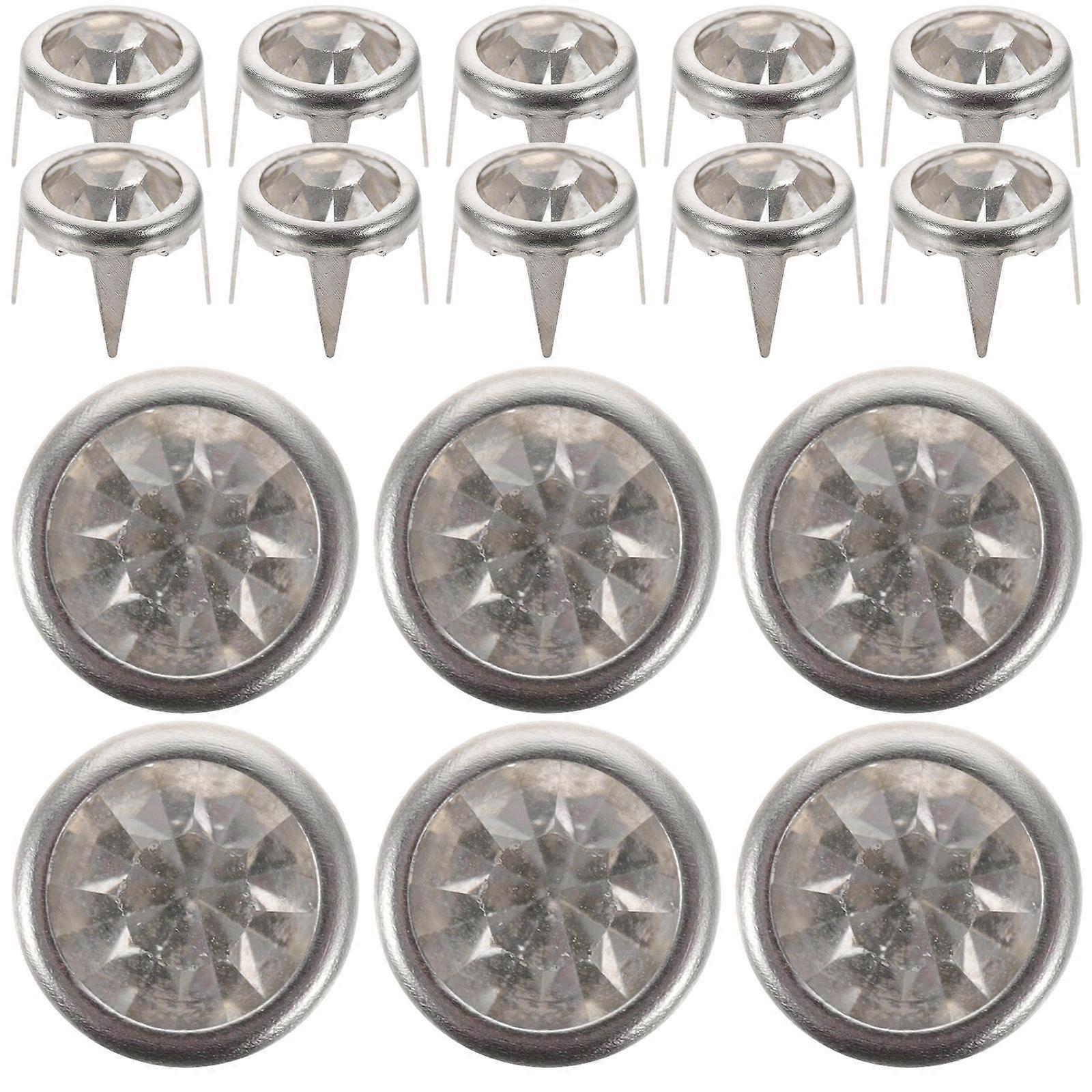 Craft Rivets Claw Crystal Studs for Decoration 100Pcs