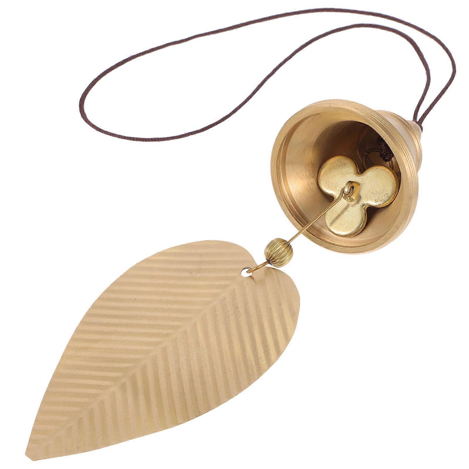 Decorative Bell Copper Wind Chime for Balcony Hanging 2Pcs Set