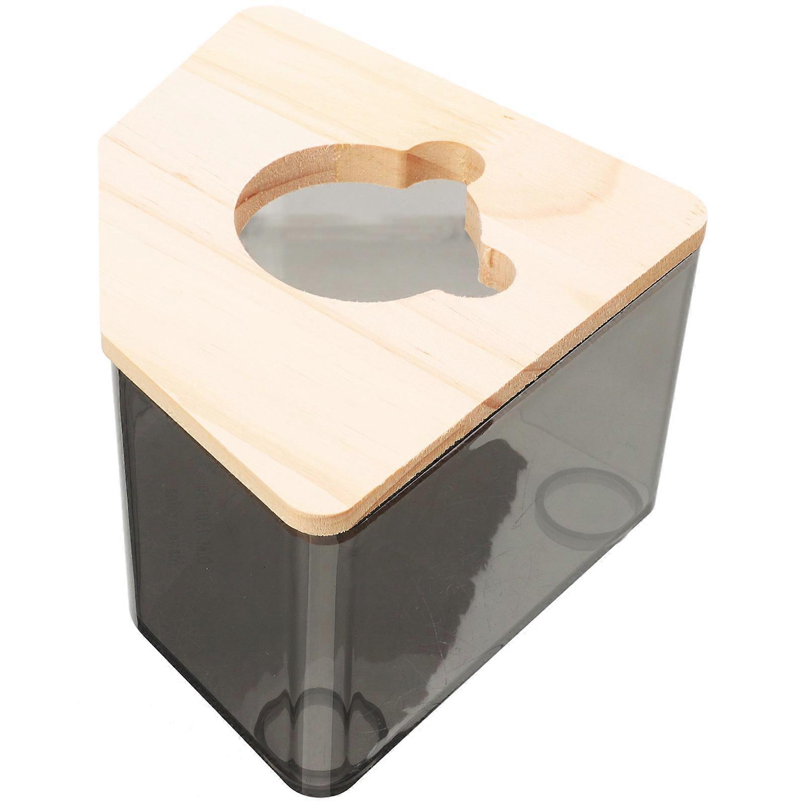 Hamster Sand Bathroom Acrylic Bath Box for Small Pets 2Pcs Use