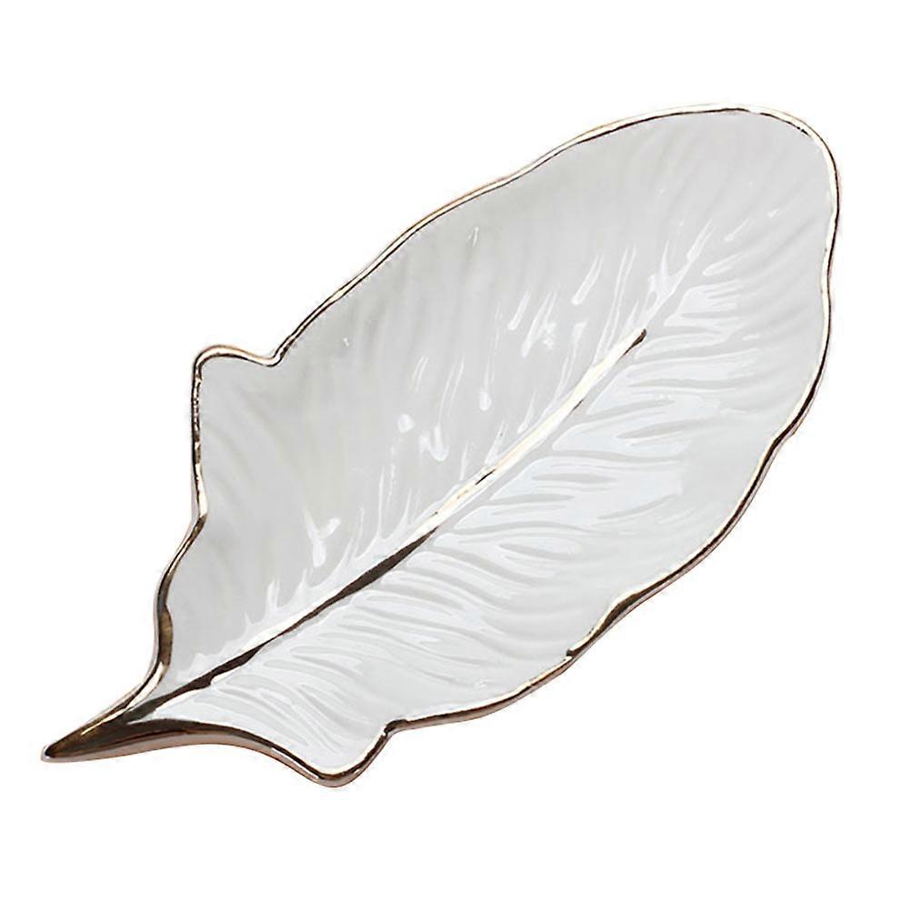 Shape Storage Tray Ceramic Storage Holder for 5Pcs Cosmetics