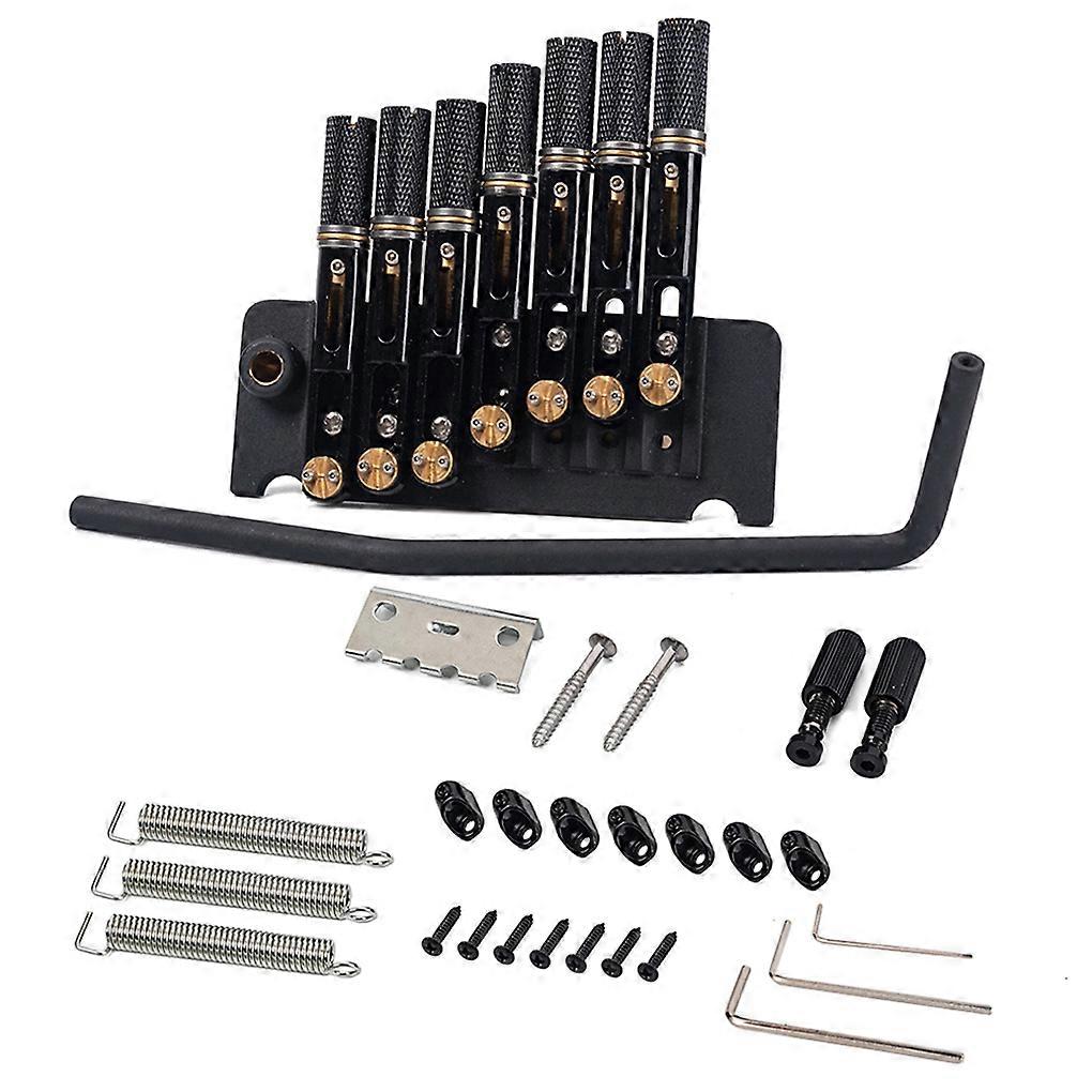 7-string Guitar Tailpiece Tremolo Bridge with Screws Nuts Replacement Part