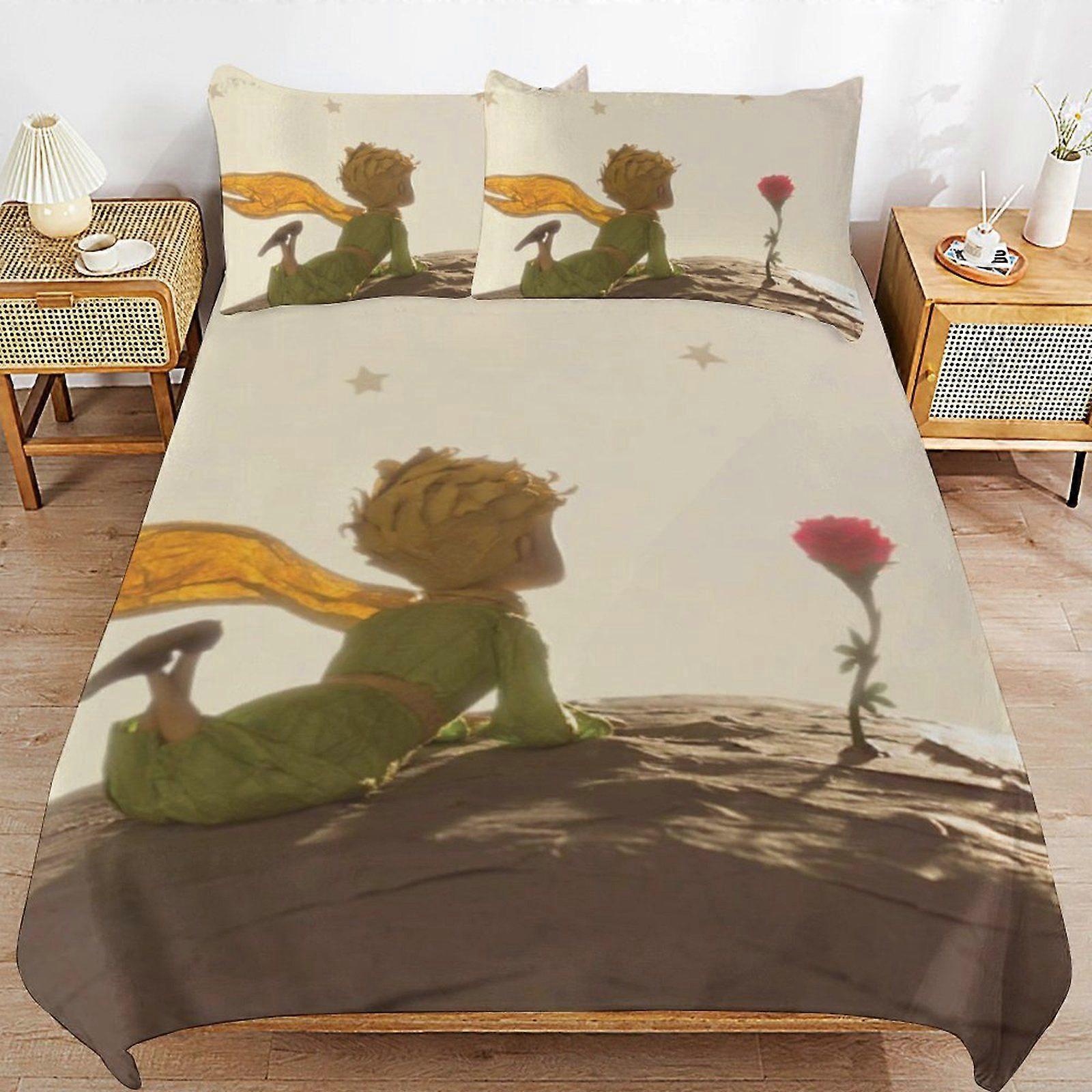 q340 Le Petit Prince Practical Sleep Layer Strong Threads Functional Structure Soft Comfort Duvet Cover Sets Pick d340