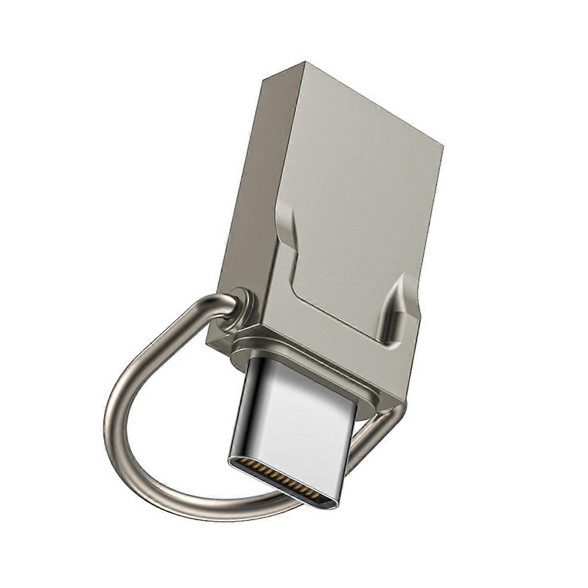 Type-C USB Flash Drive 64G with Light Silver