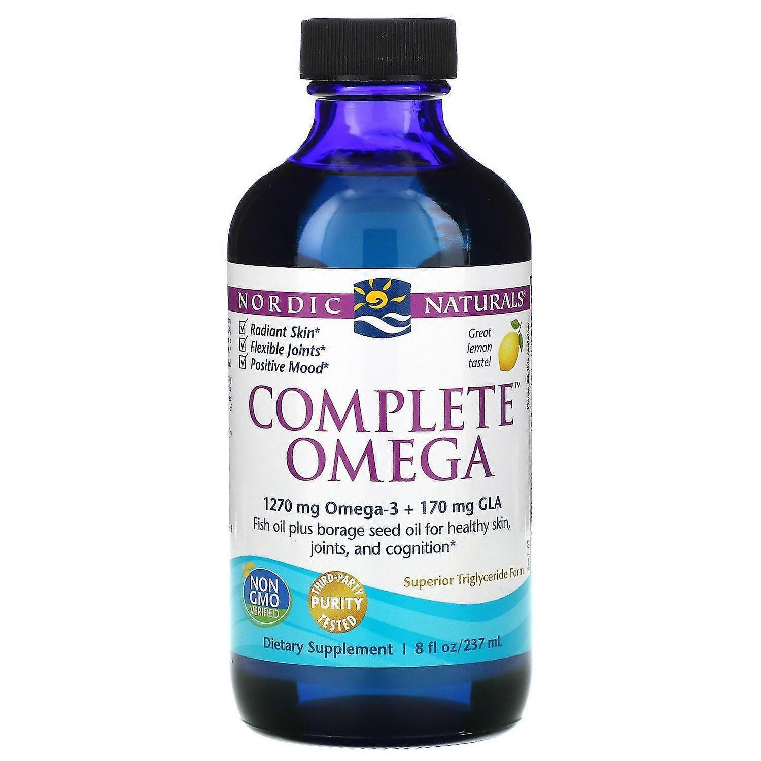 Nordic Naturals, Complete Omega, Lemon, 8 fl oz (237 ml)