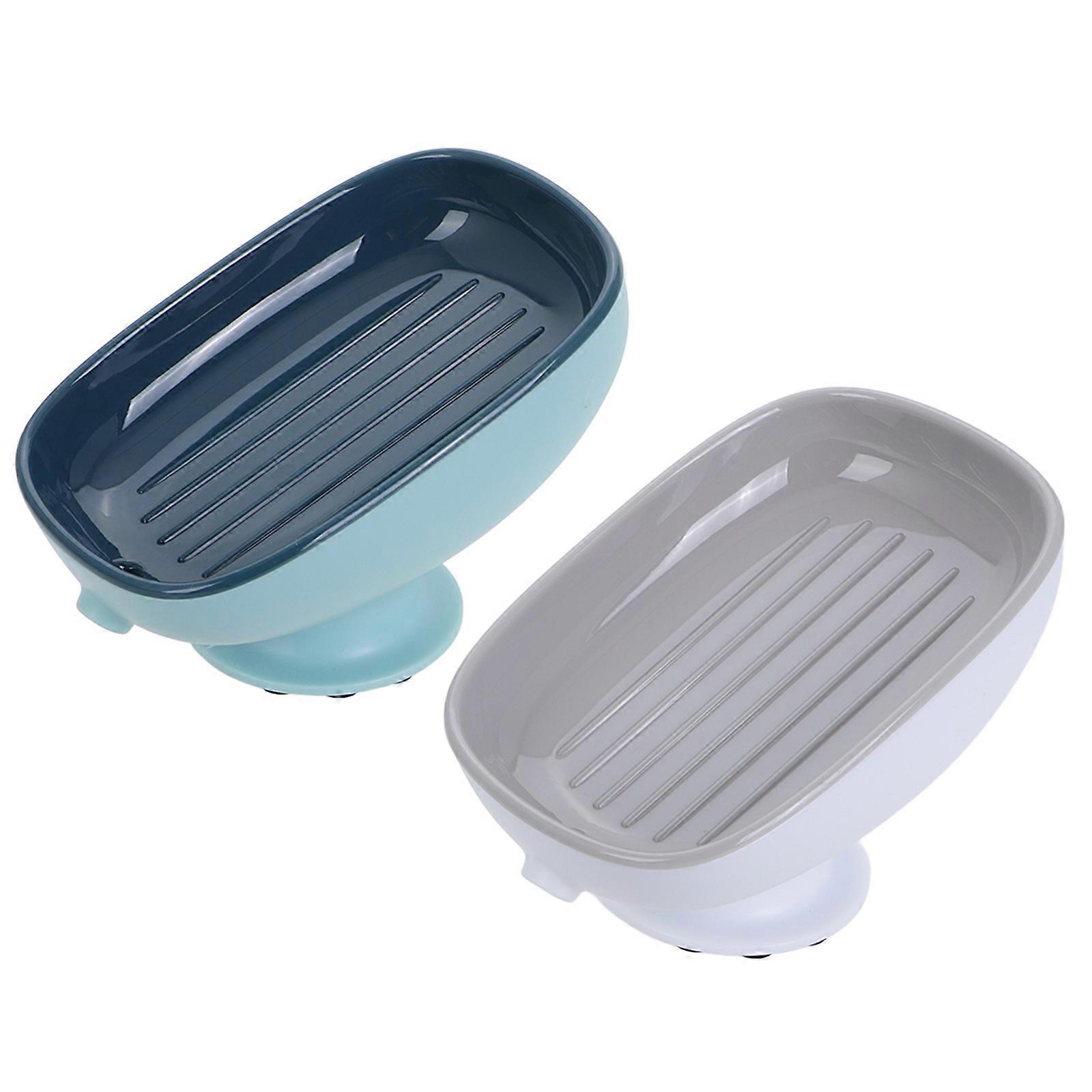 Suction Cup Soap Rack Bathroom Soap Holder for 8Pcs Use