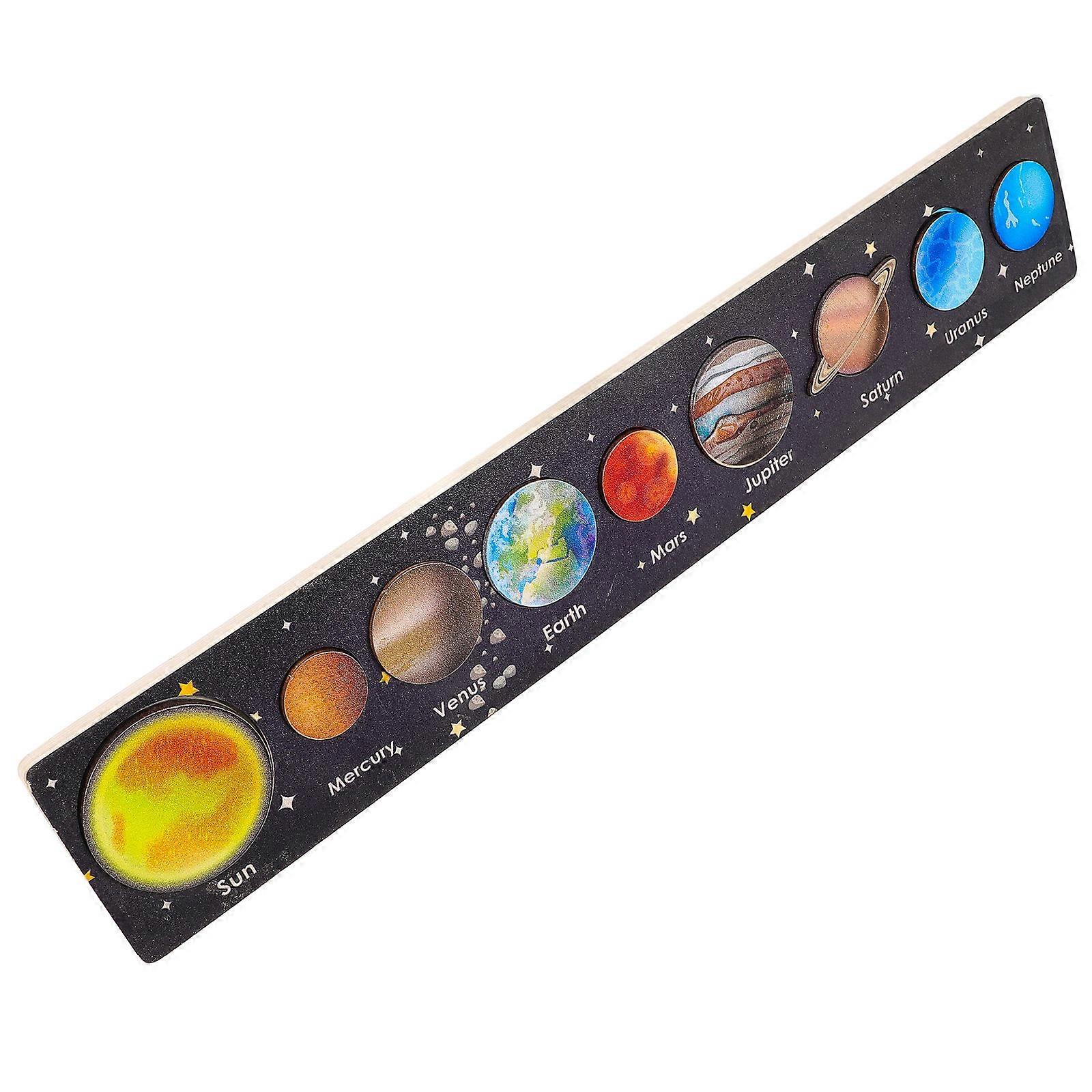 Interactive Puzzle Toy Solar System for Kids 3Sets Educational Play