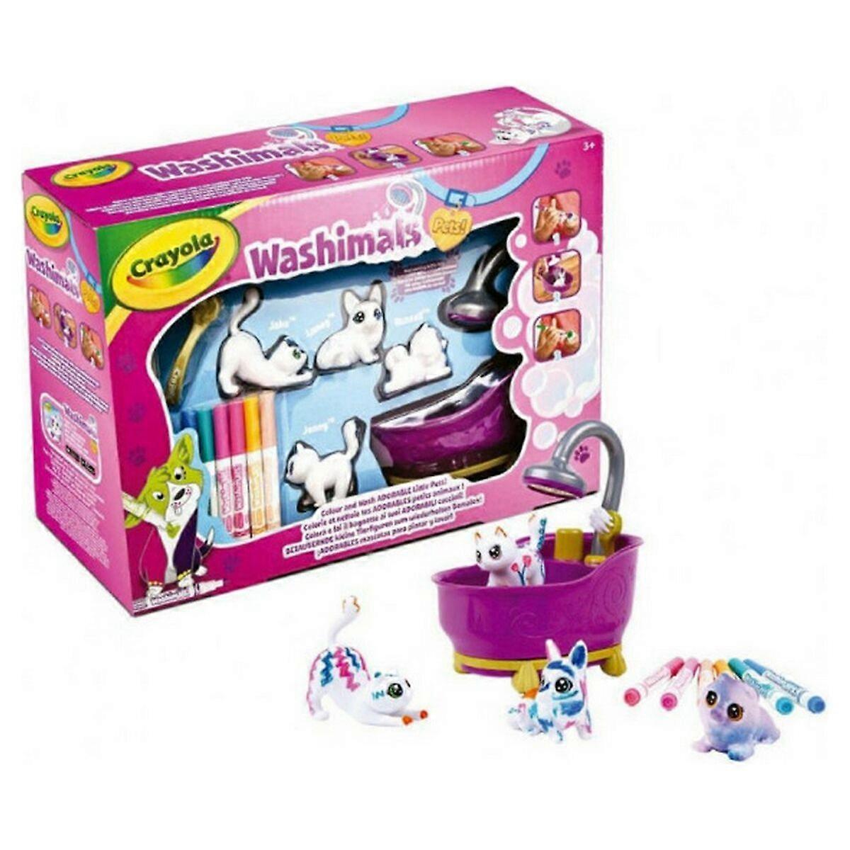Playset Washimals Pets Crayola Bathtub