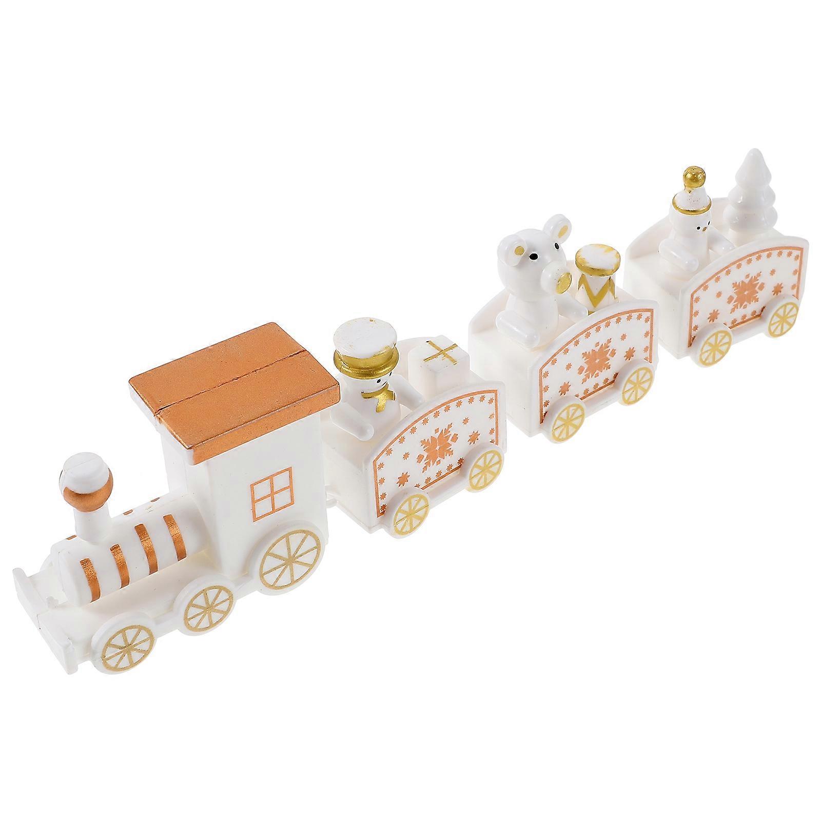 Christmas Party Decorations Christmas Train for Home Display 4Pcs