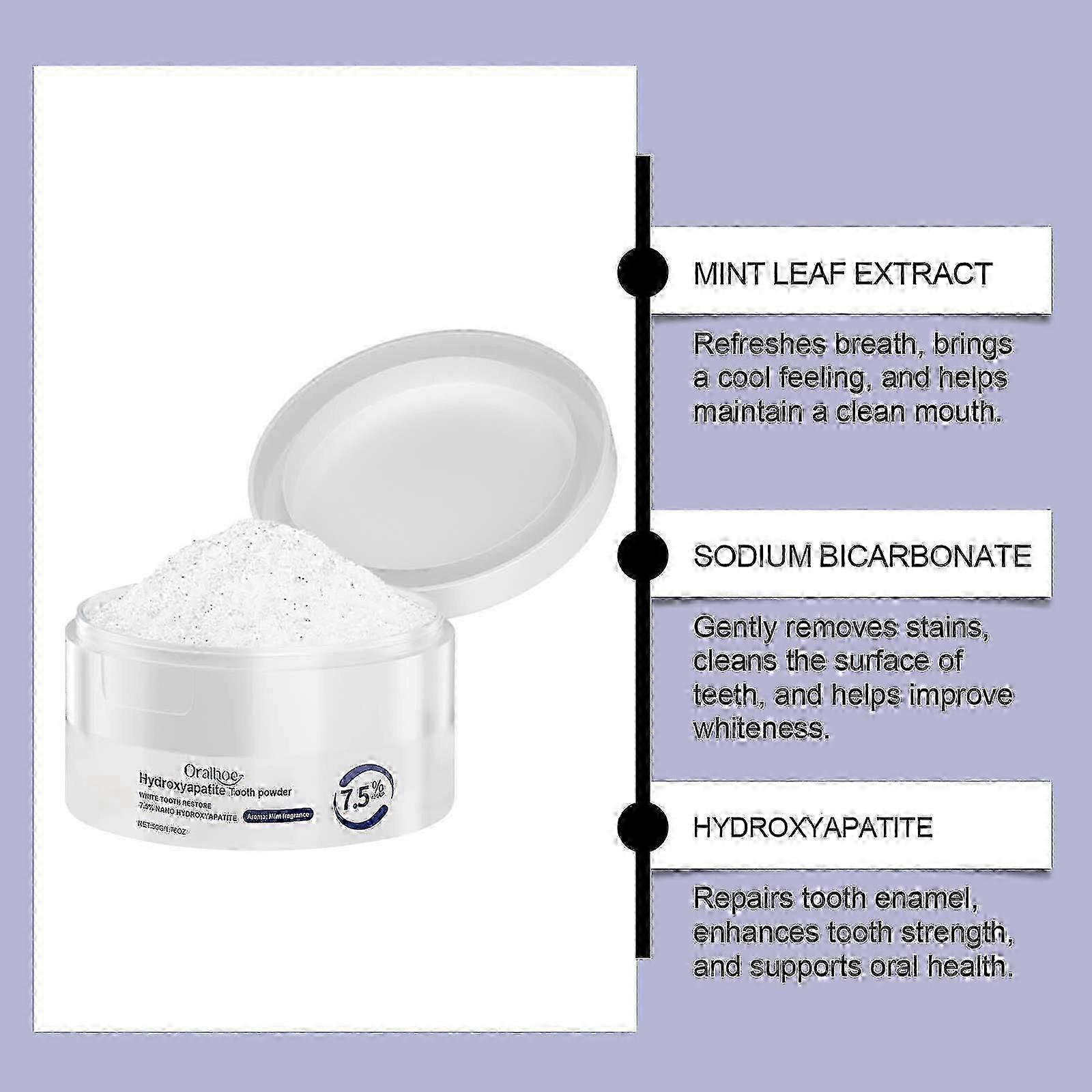 Hydroxyapatite Tooth For Enamel And Tooth Strengthening, And Formula, Fluoride-free Tooth For Teet