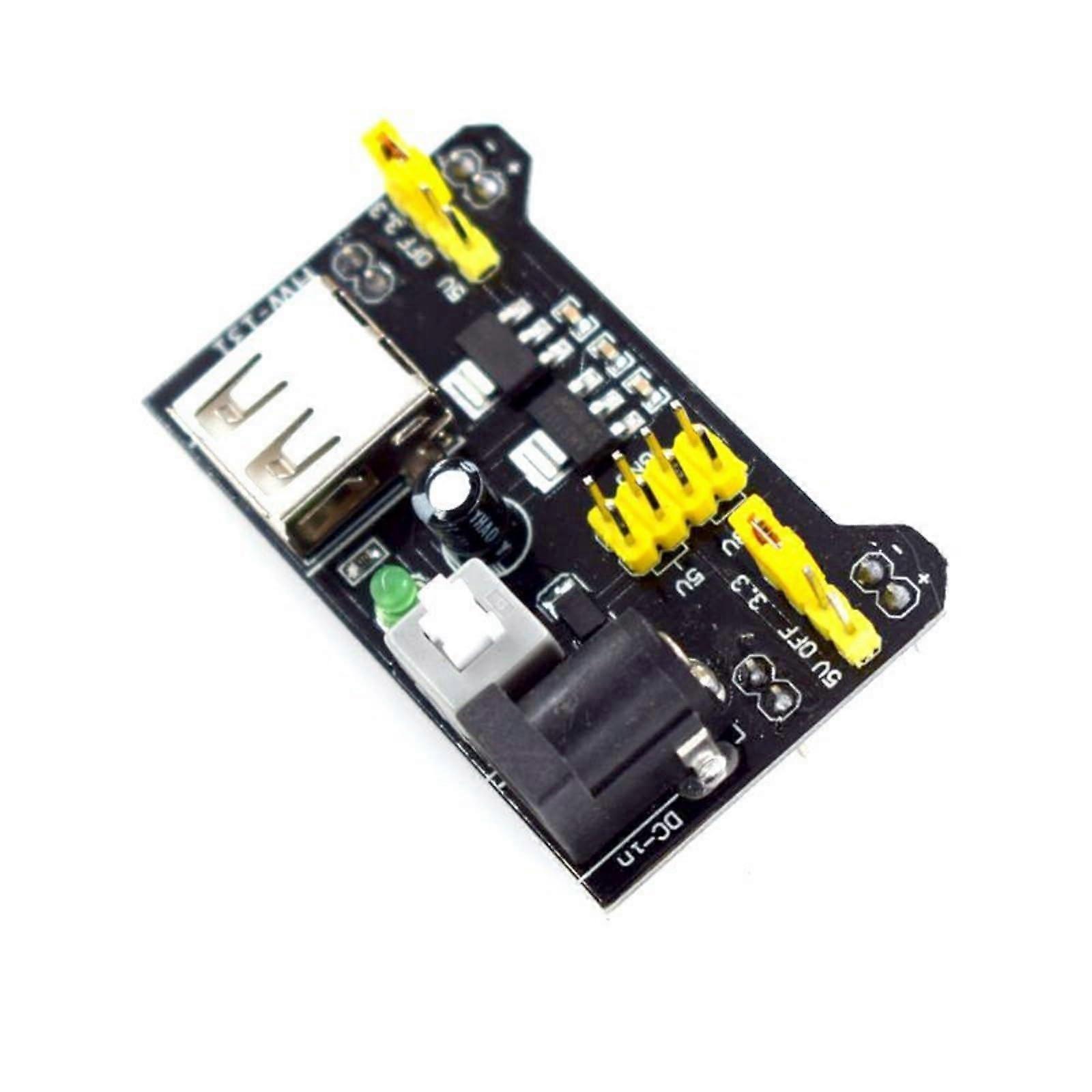 Breadboard Power Module MB102 5V 3.3V Switchable Output Dual Rail For Breadboard Compatibility