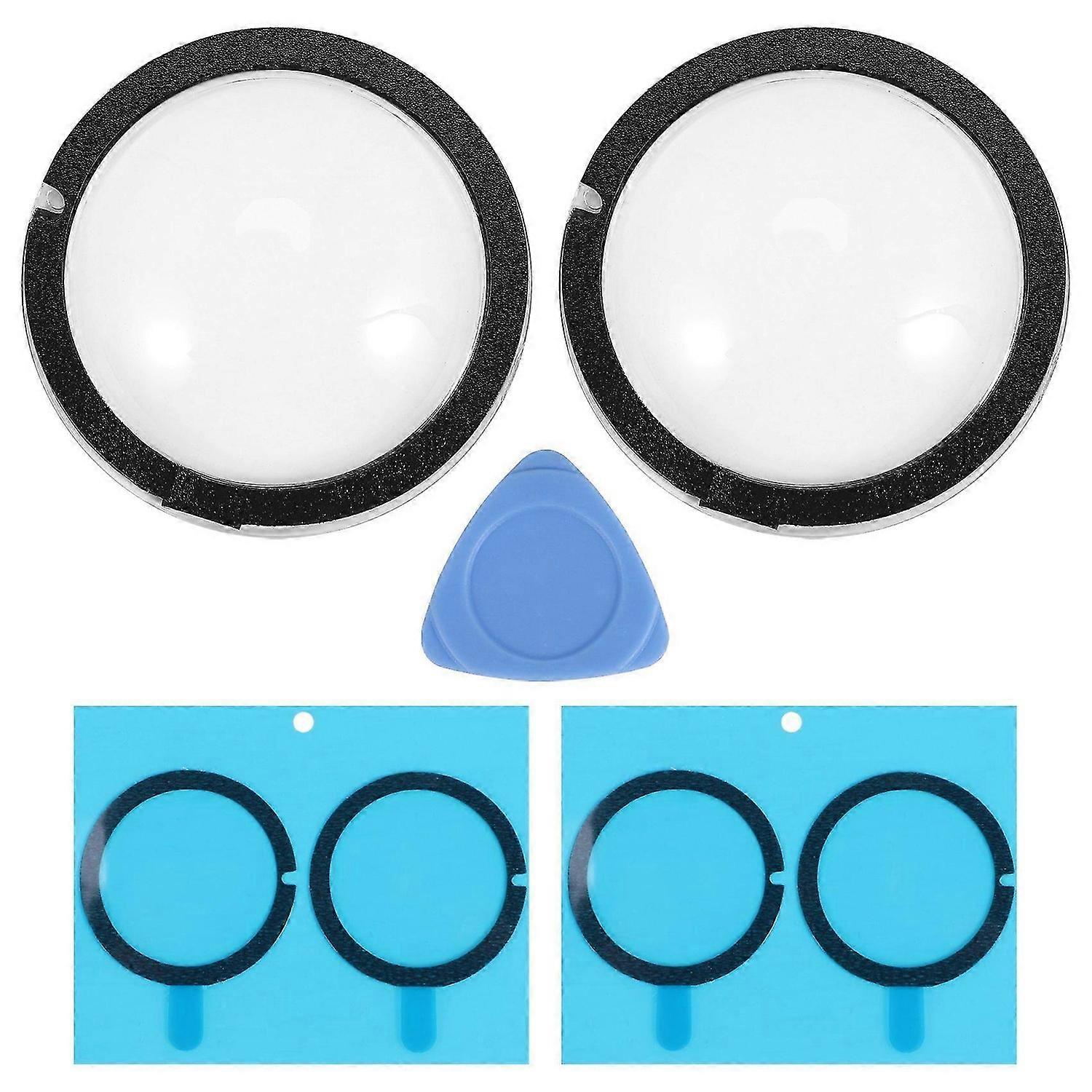Lens Guards Camera Body Sticky Protector Cover Kits Lens Cap with Adhesive for Insta 360 ONE X2